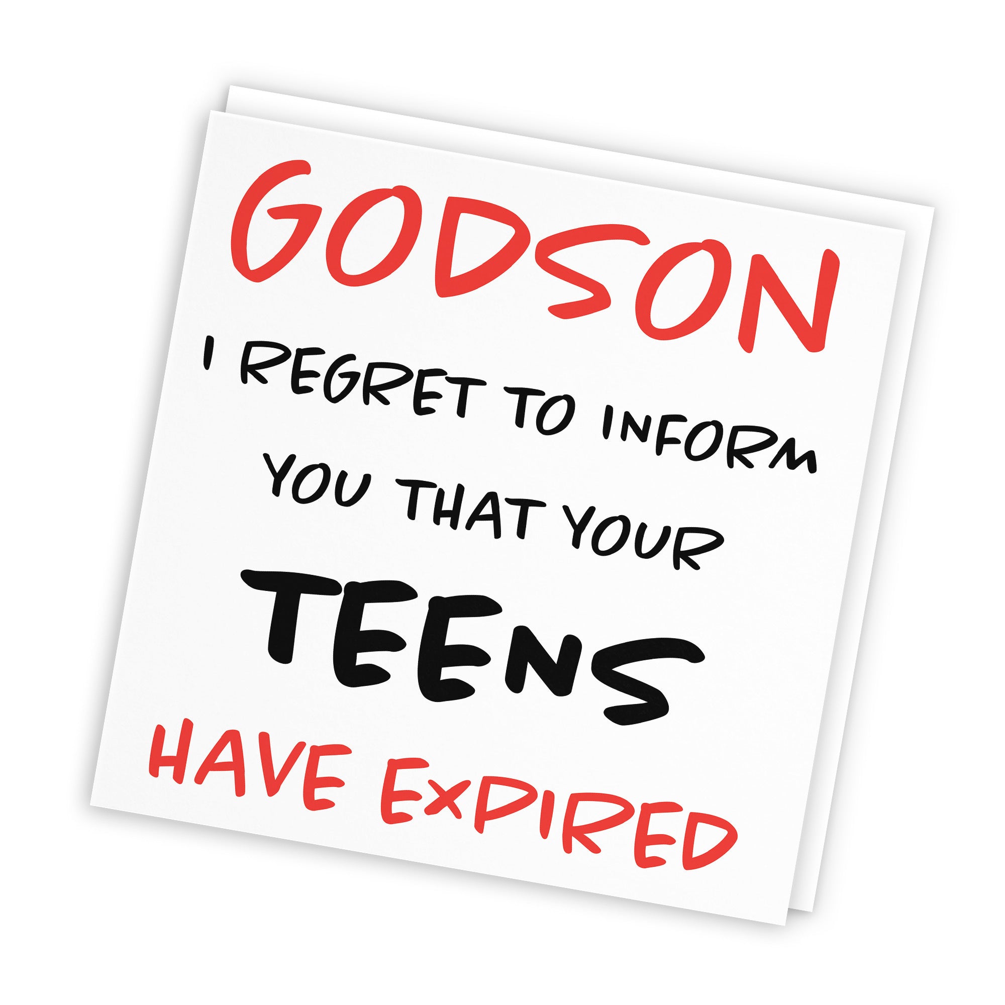 20th Godson Birthday Card Retro - Default Title (TH02236)