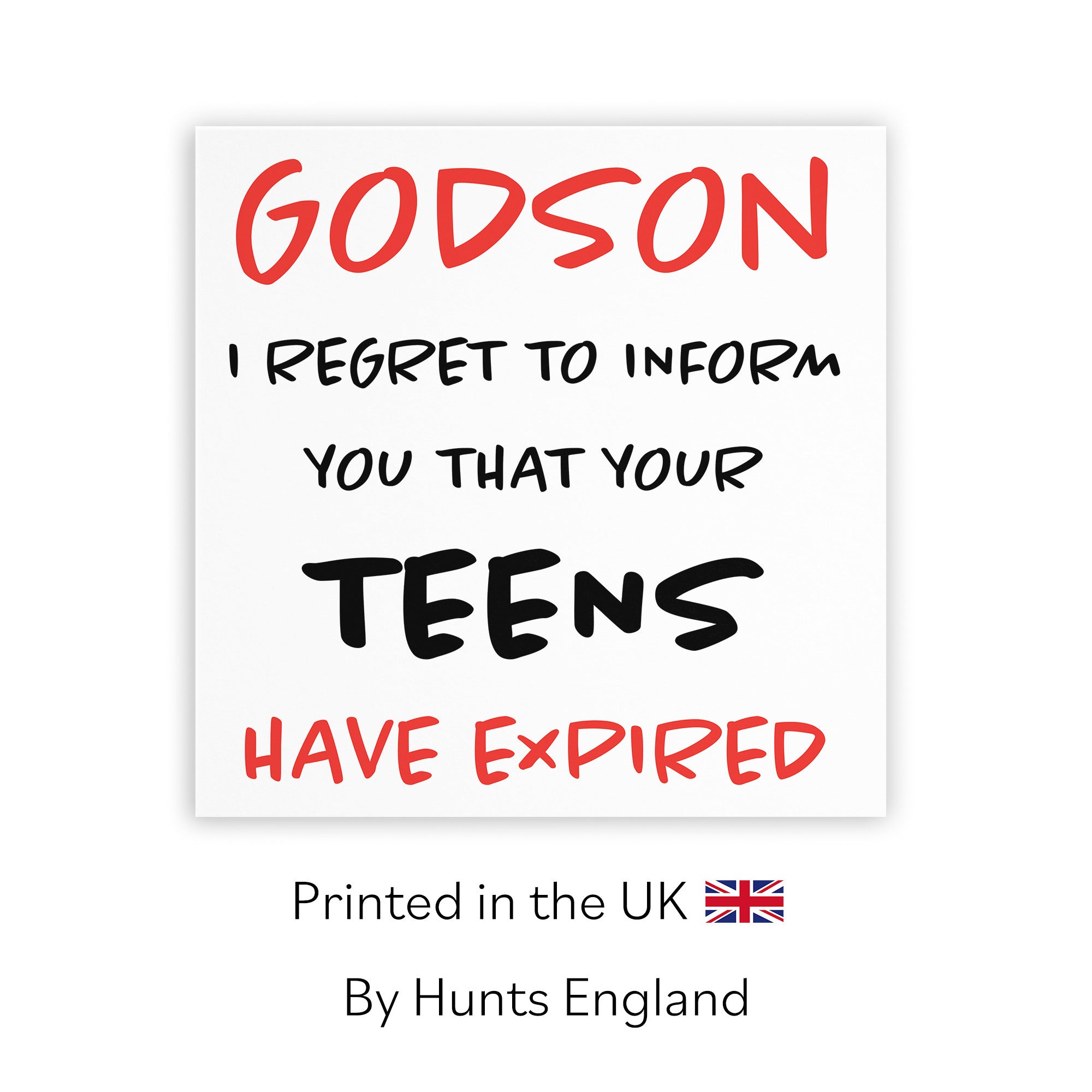 20th Godson Birthday Card Retro - Default Title (TH02236)