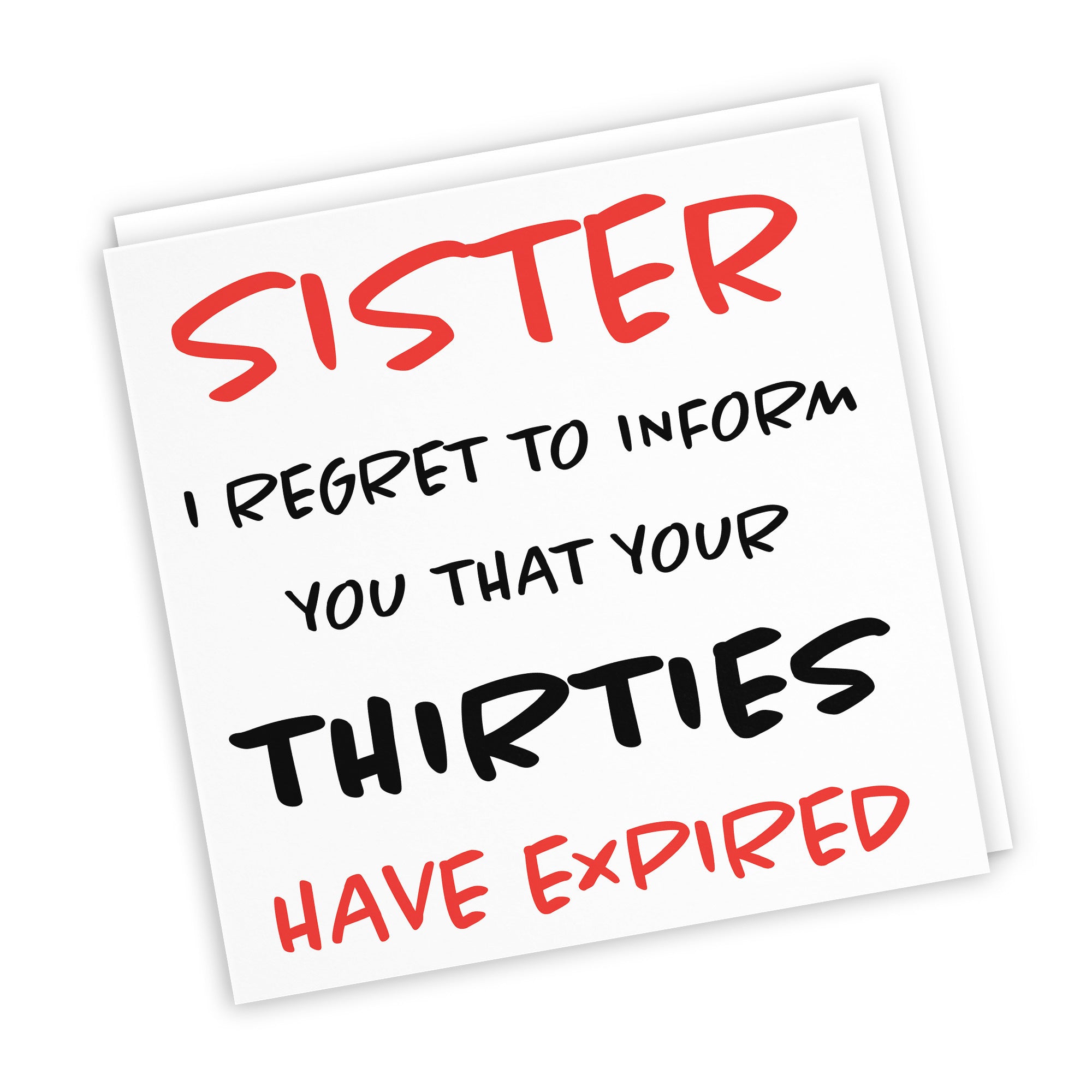 40th Sister Birthday Card Retro - Default Title (TH02237)