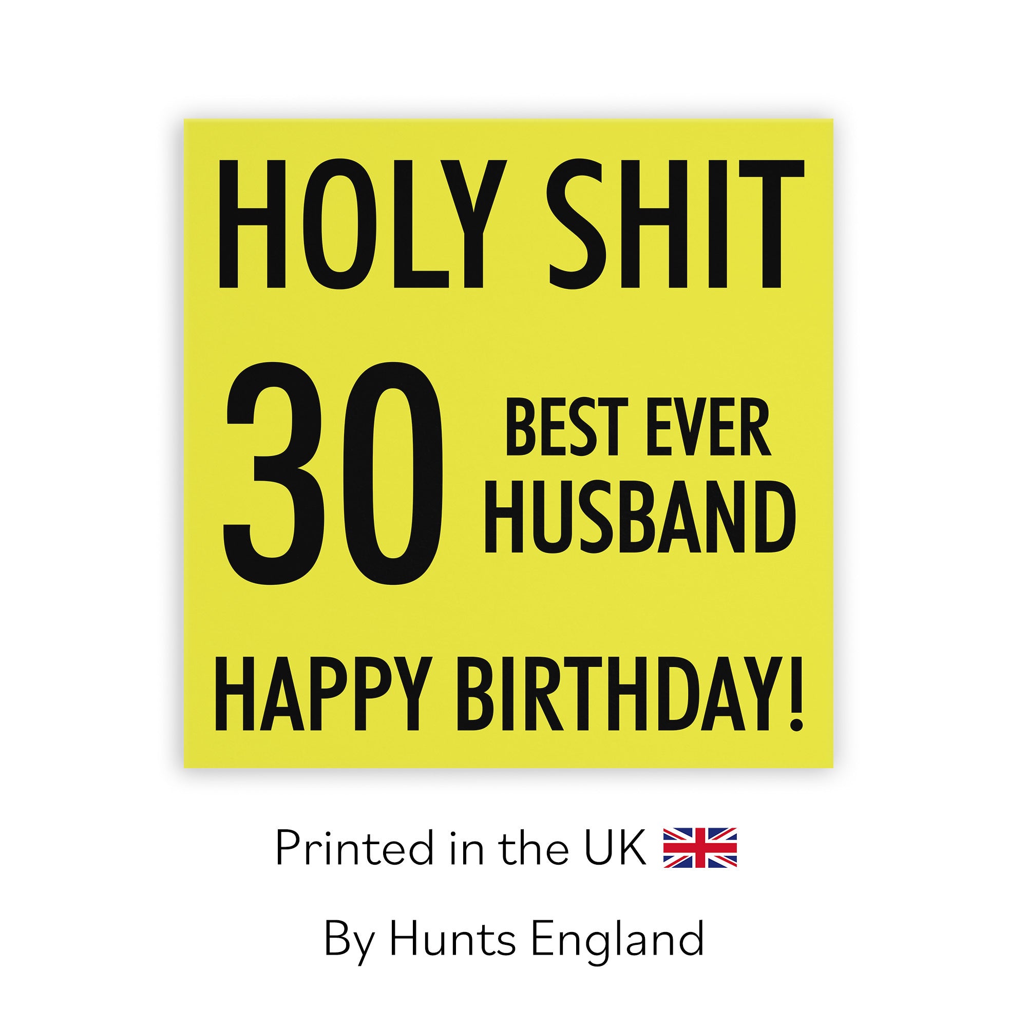 30th Husband Birthday Card Holy Shit - Default Title (TH02284)