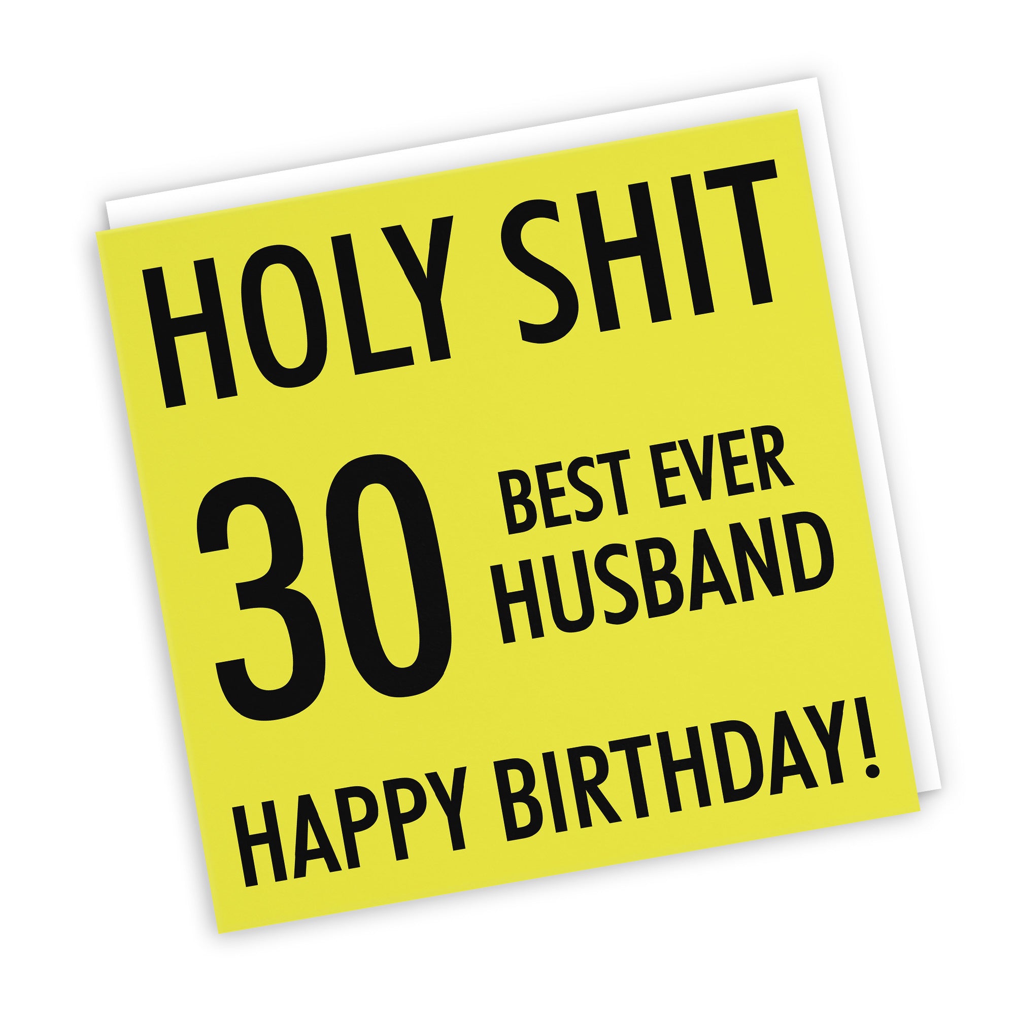 30th Husband Birthday Card Holy Shit - Default Title (TH02284)