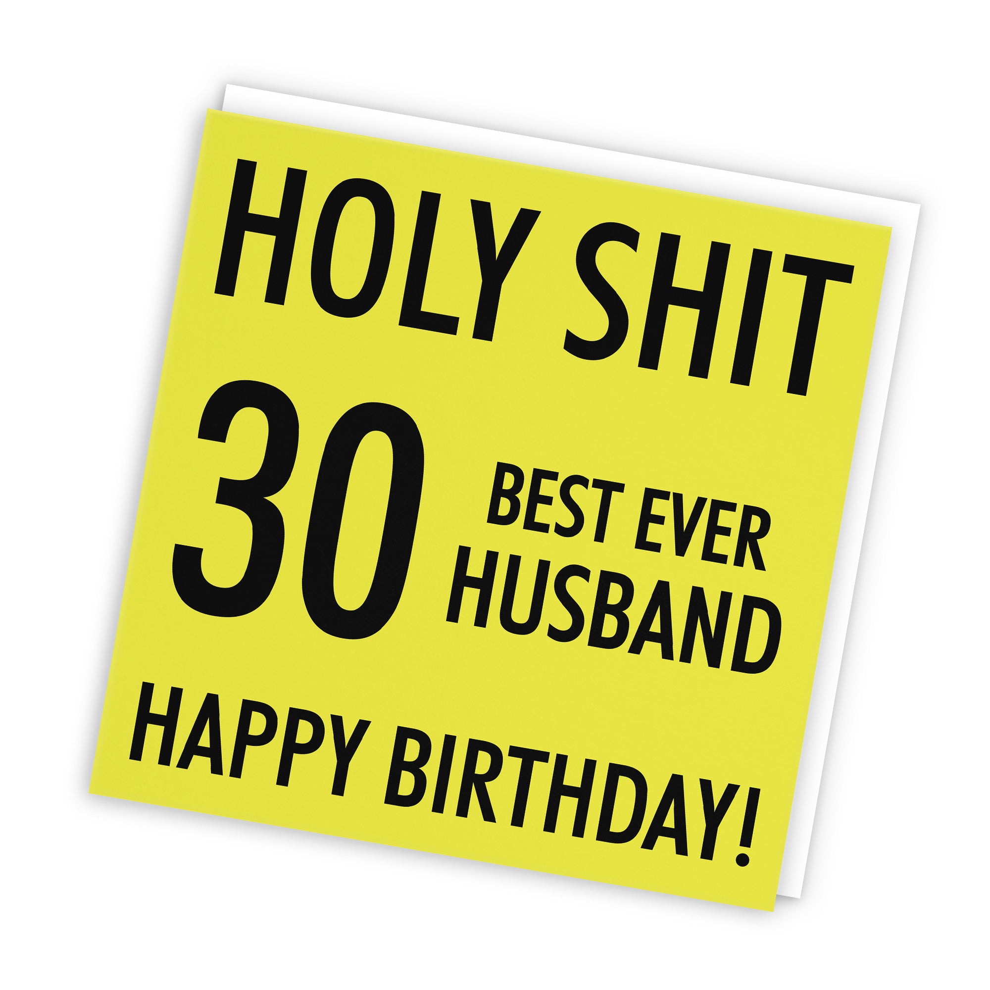 30th Husband Birthday Card Holy Shit - Default Title (TH02284)