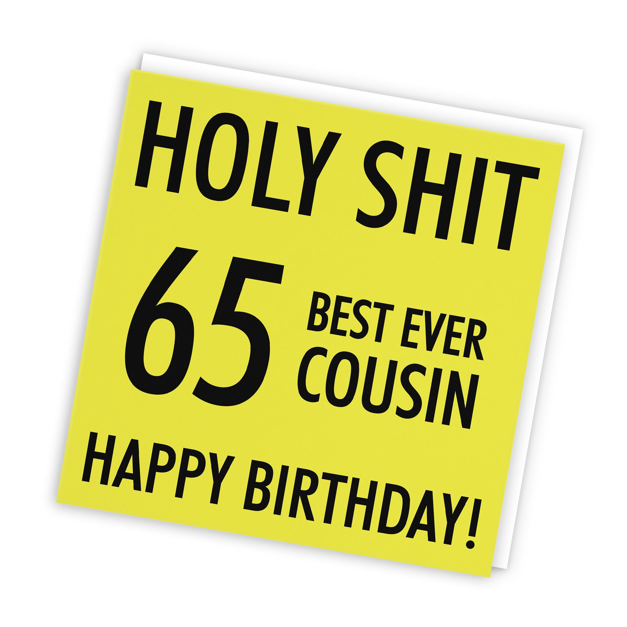 65th Cousin Birthday Card Holy Shit - Default Title (TH02289)