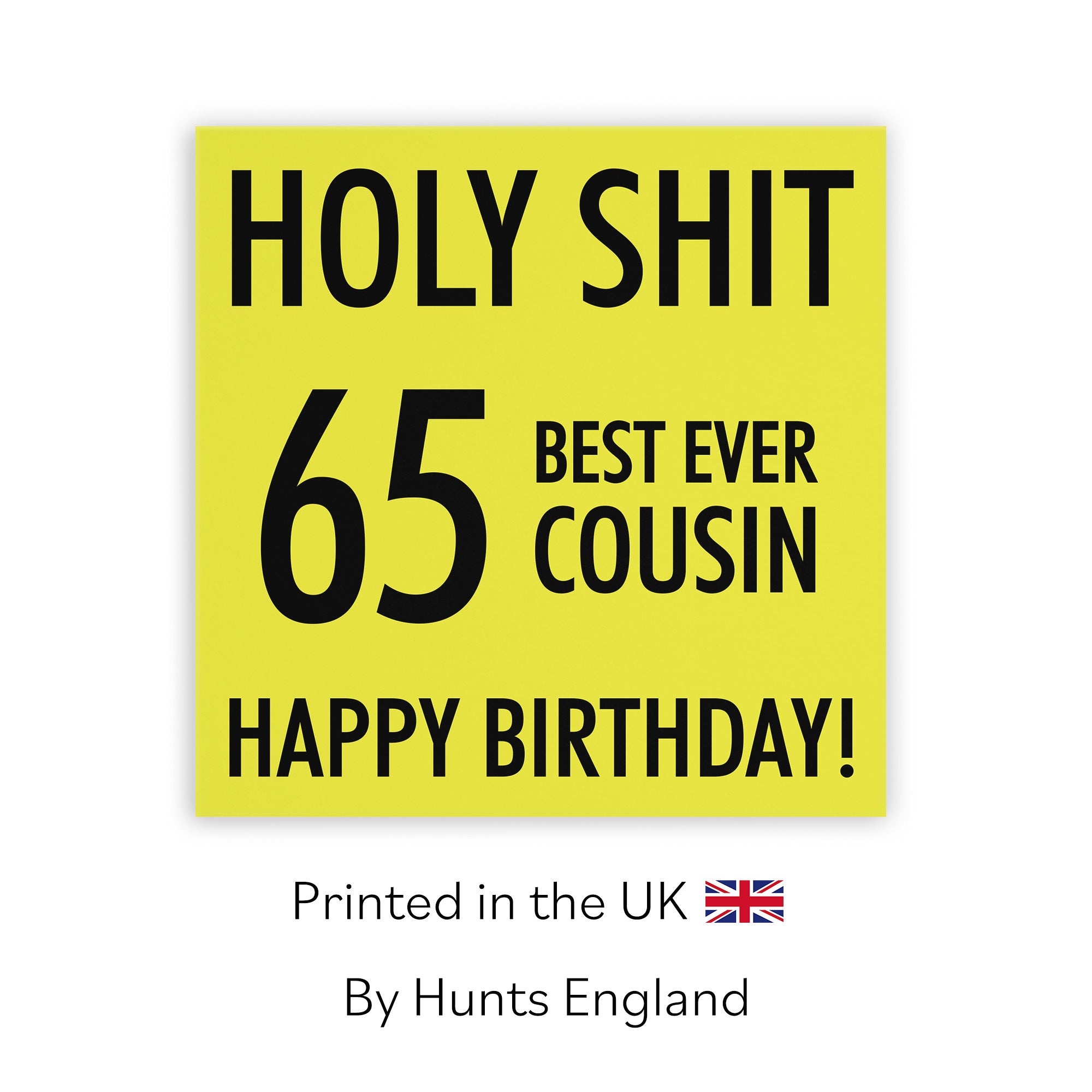 65th Cousin Birthday Card Holy Shit - Default Title (TH02289)