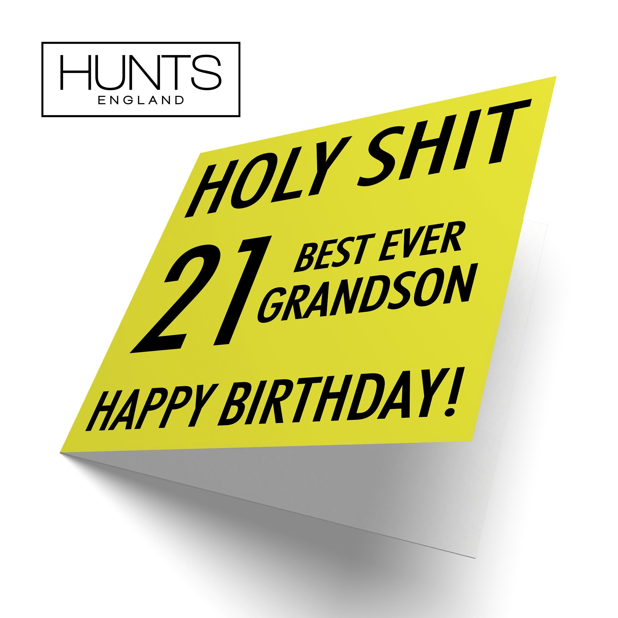 21st Grandson Birthday Card Holy Shit - Default Title (TH02291)