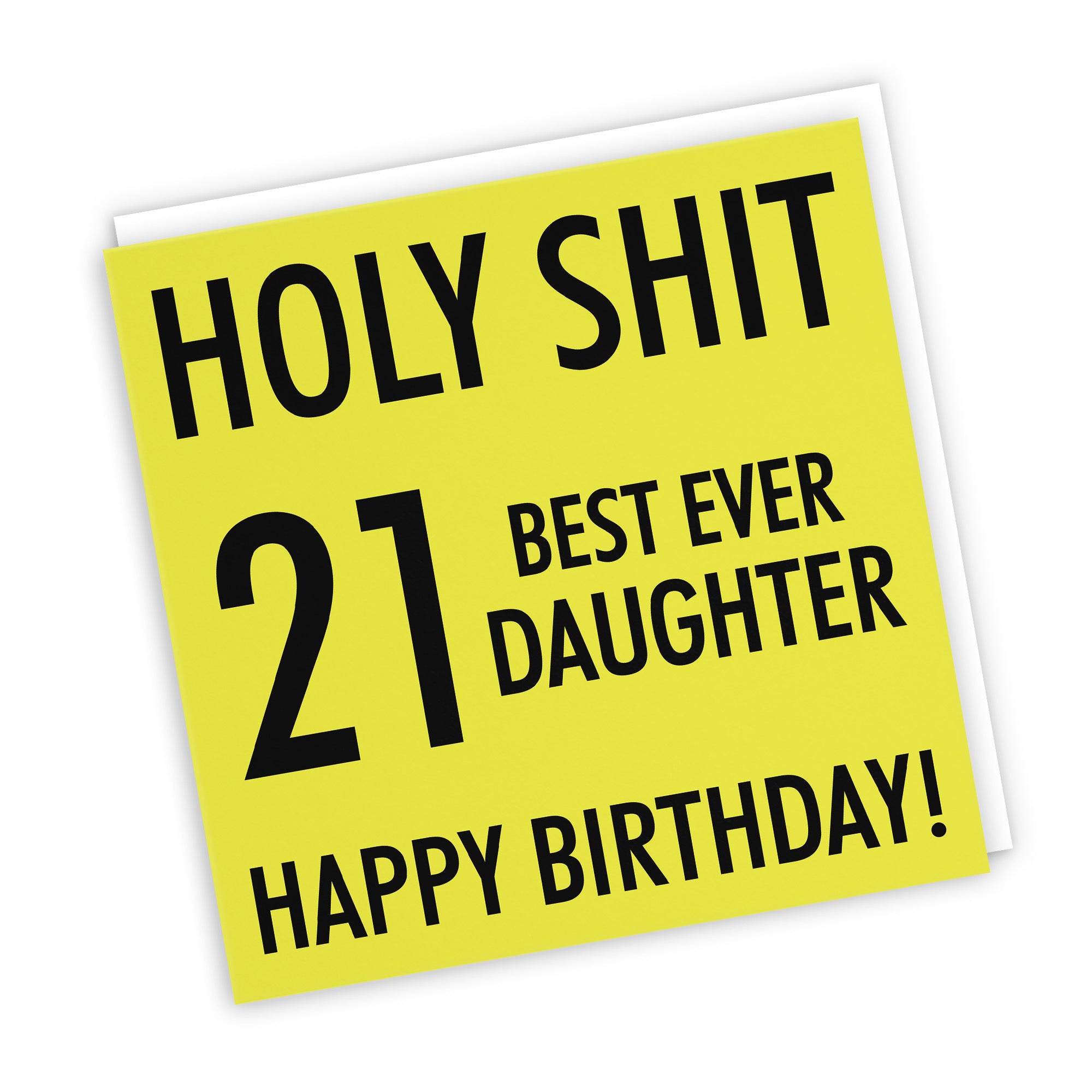 21st Daughter Birthday Card Holy Shit - Default Title (TH02298)