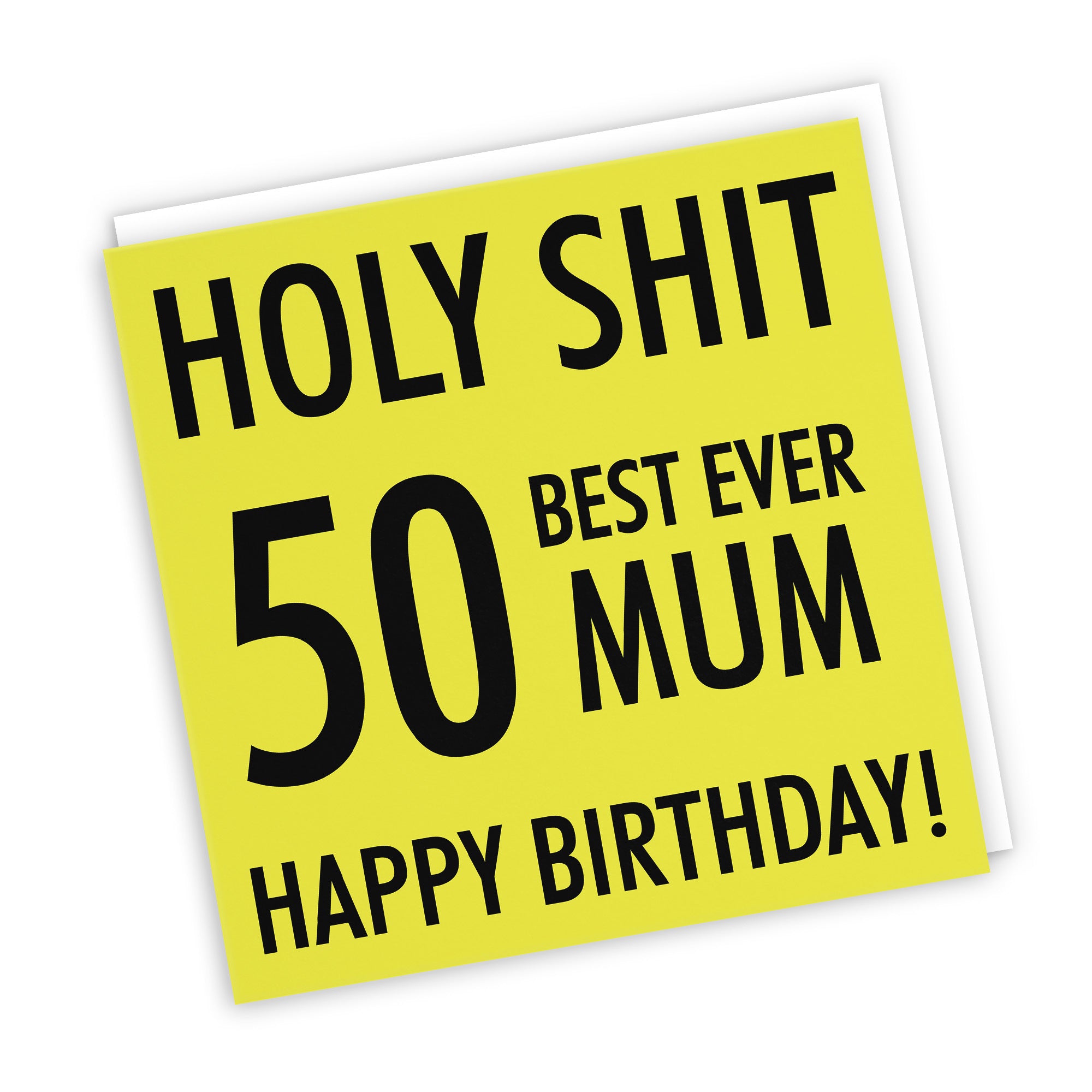 50th Mum Birthday Card Holy Shit - Default Title (TH02300)
