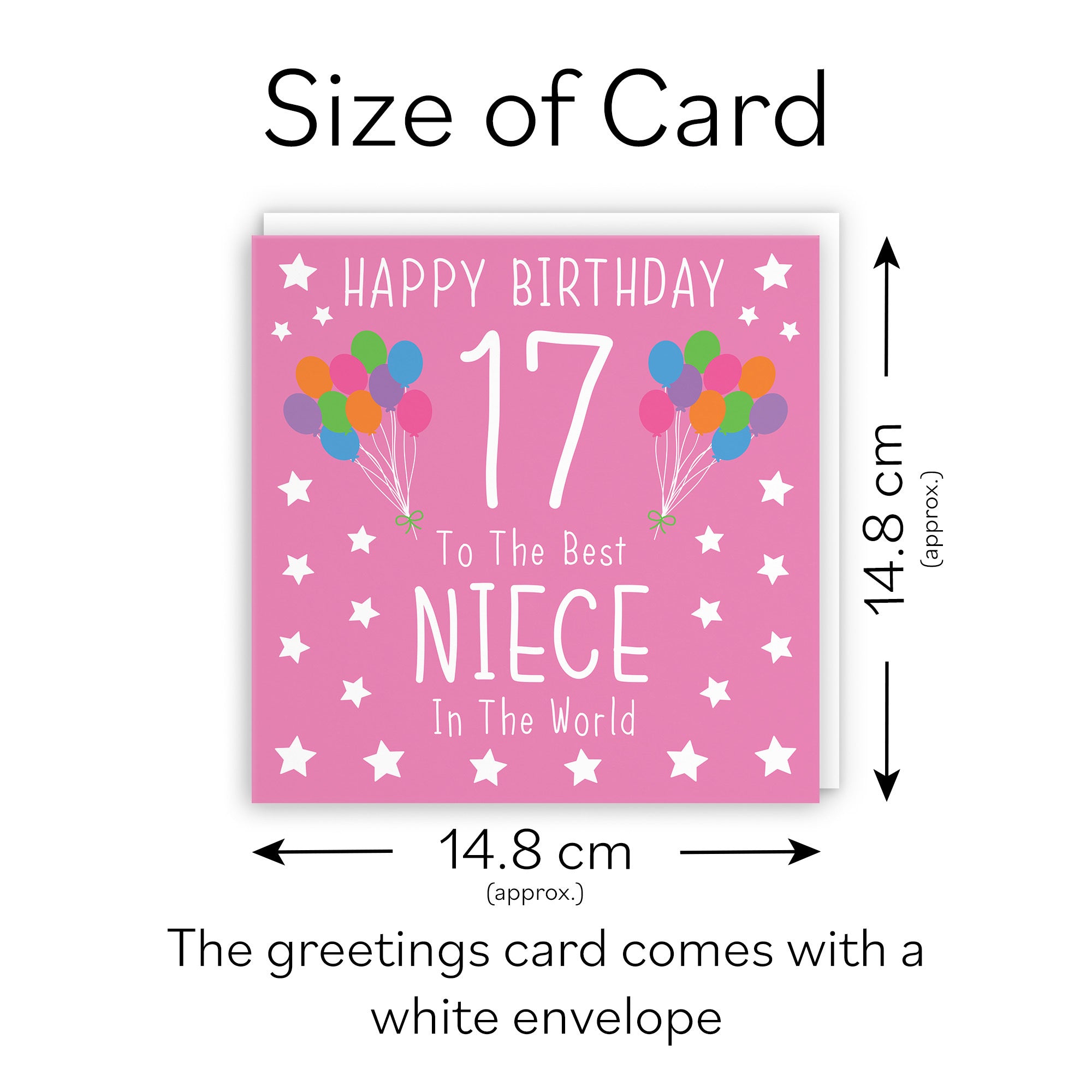 17th Niece Birthday Card Iconic - Default Title (TH02309)
