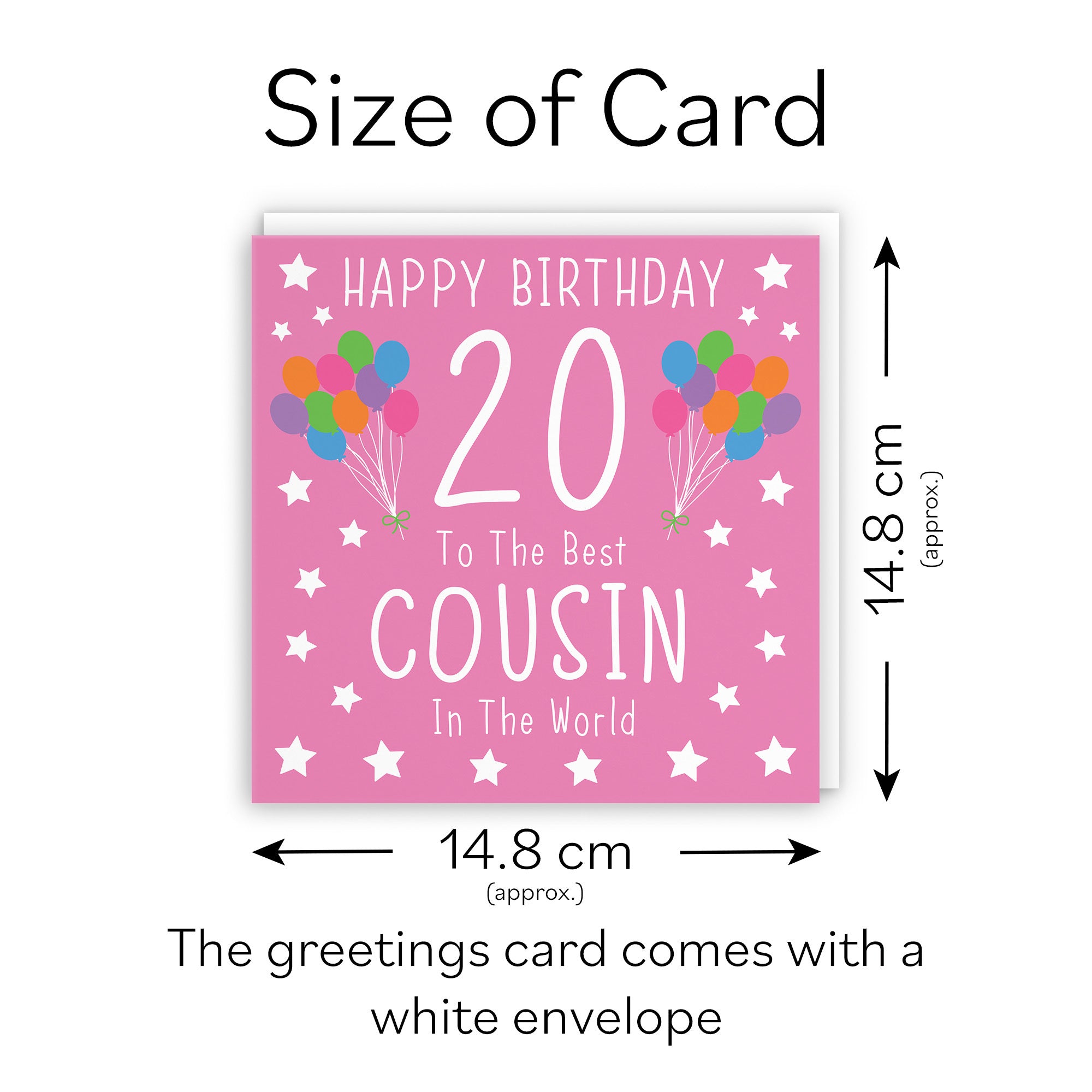 20th Cousin Female Birthday Card Iconic - Default Title (TH02380)