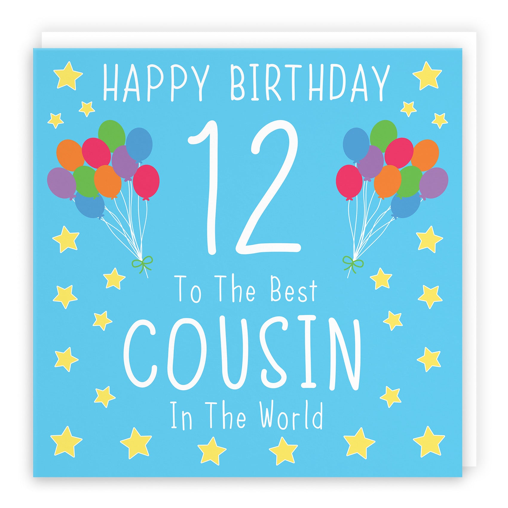 12th Cousin Male Birthday Card Iconic - Default Title (TH02382)