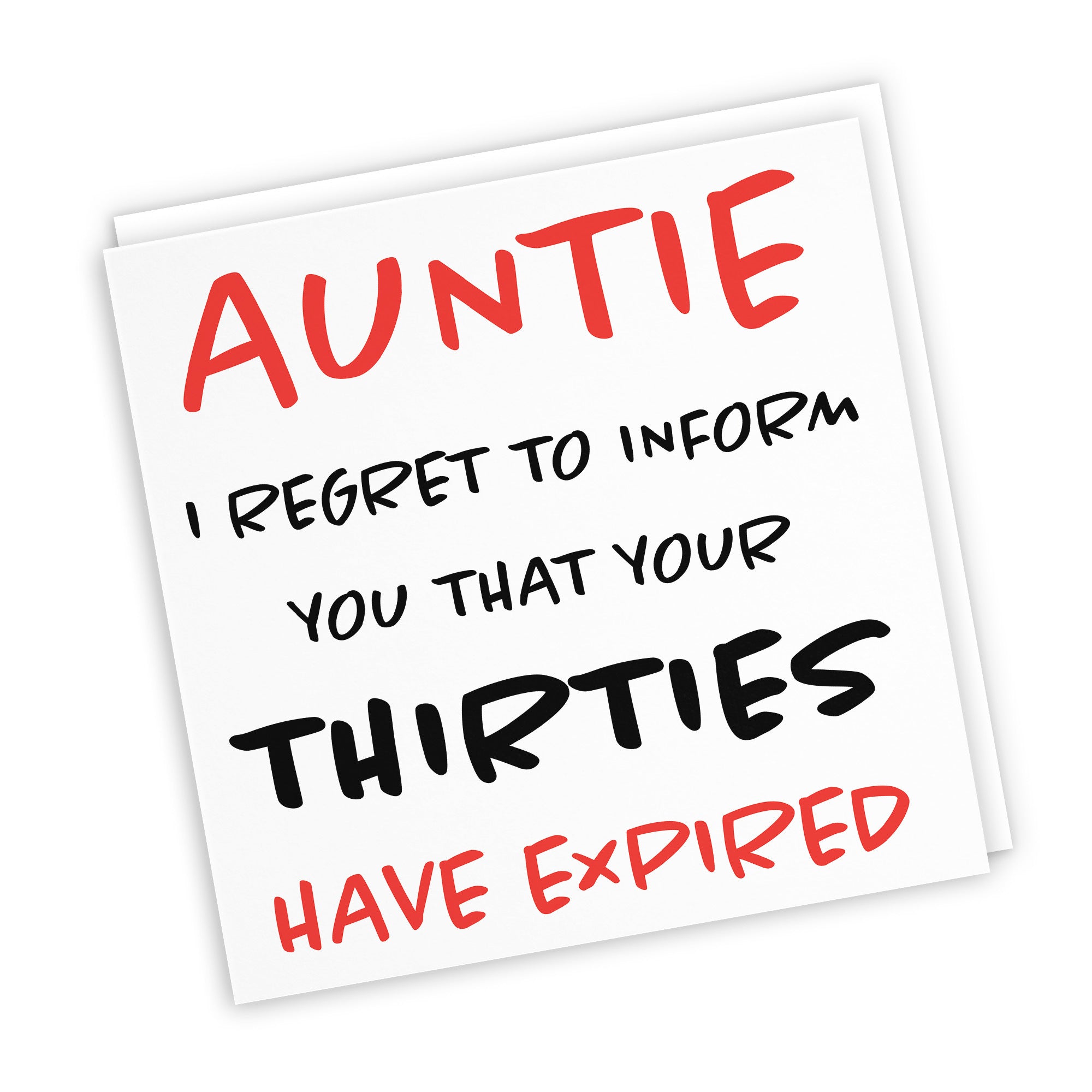40th Auntie Birthday Card Retro - Default Title (TH02455)