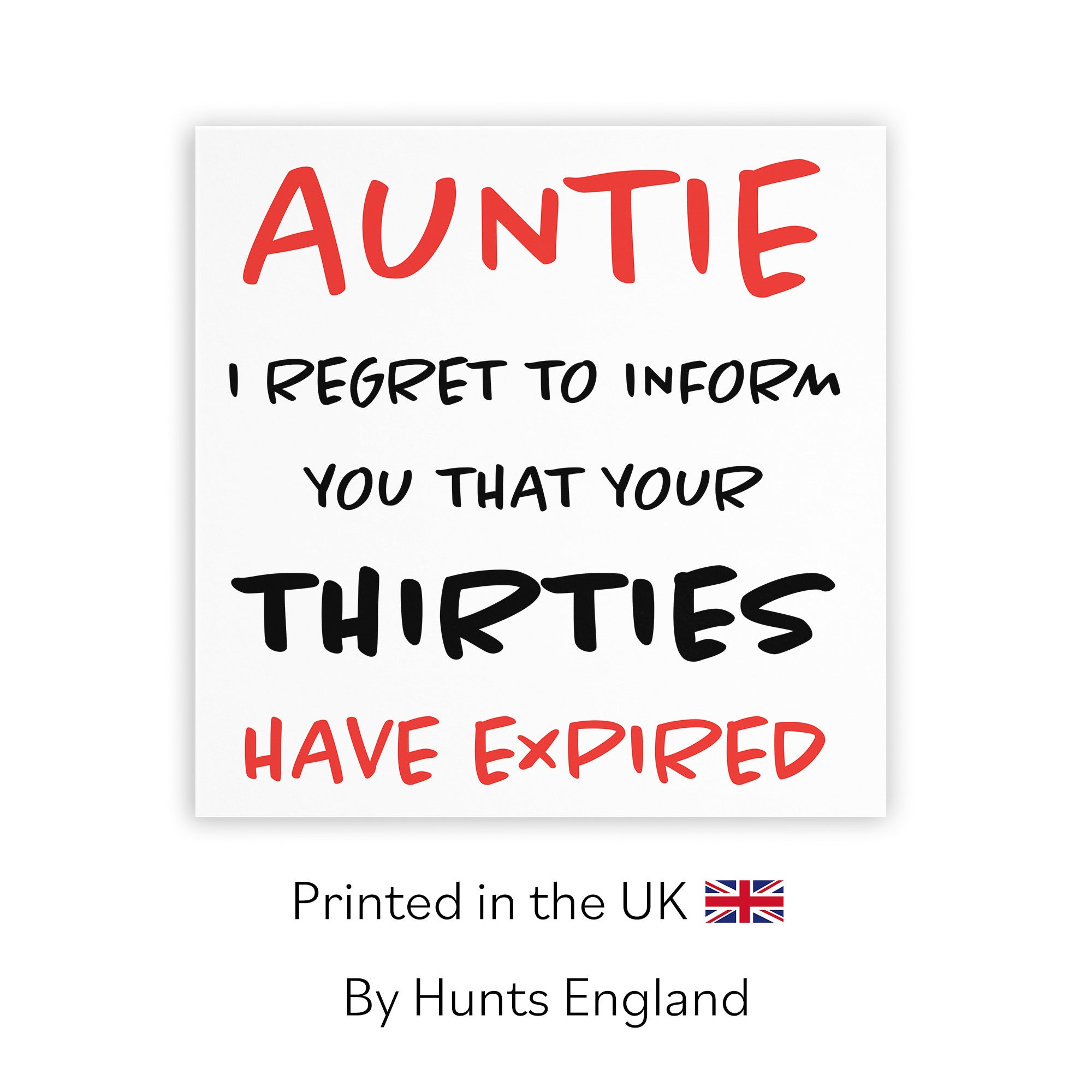 40th Auntie Birthday Card Retro - Default Title (TH02455)