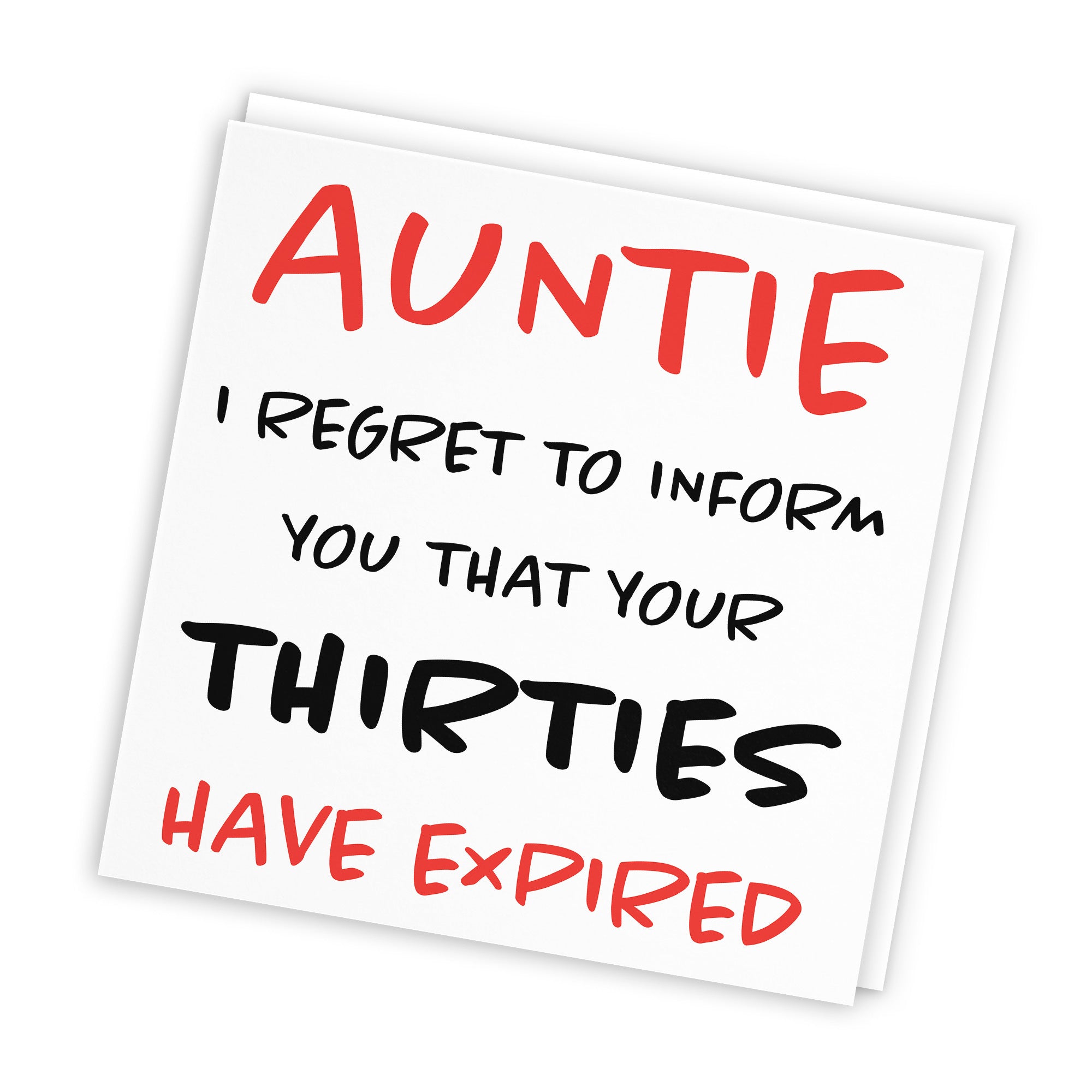 40th Auntie Birthday Card Retro - Default Title (TH02455)