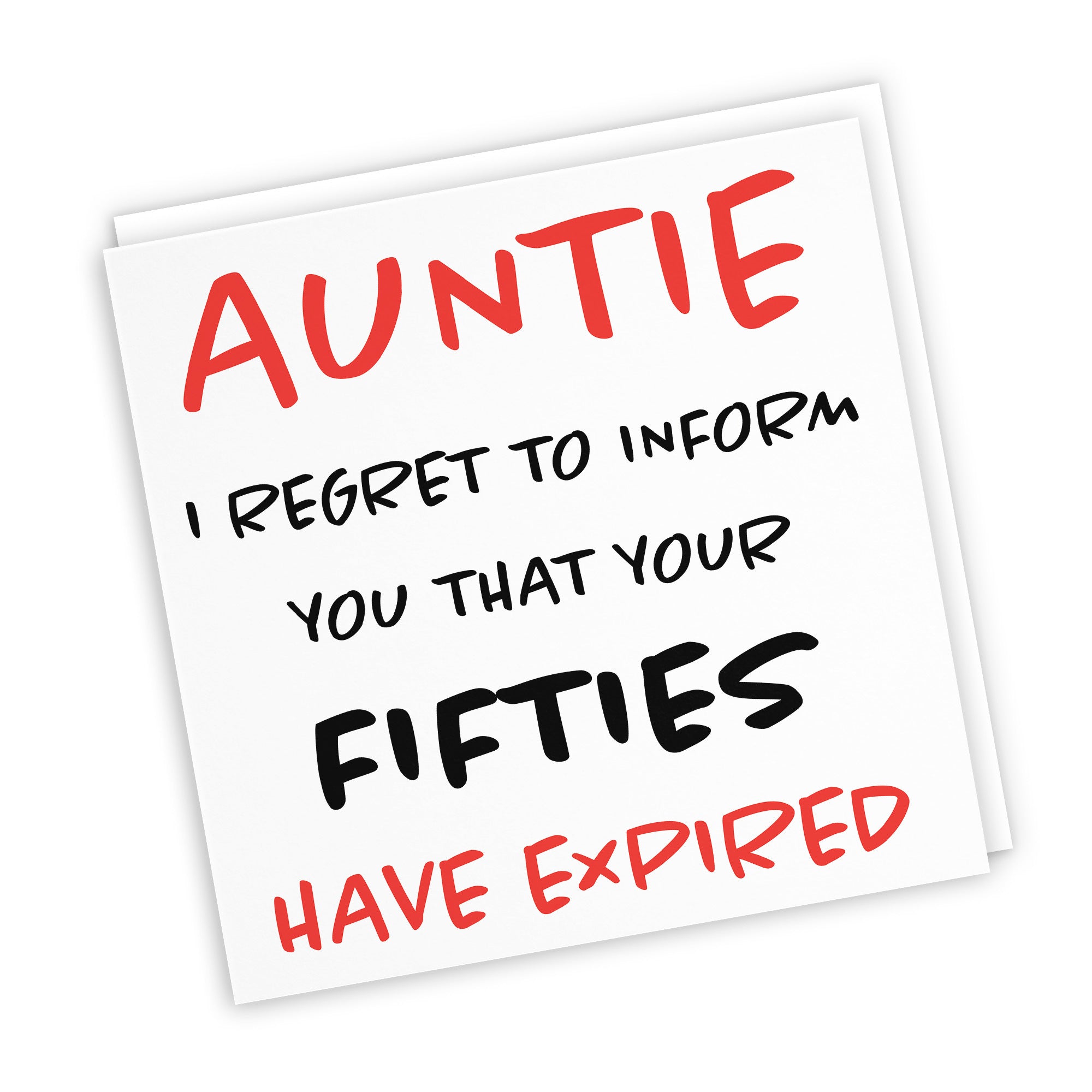 60th Auntie Birthday Card Retro - Default Title (TH02457)