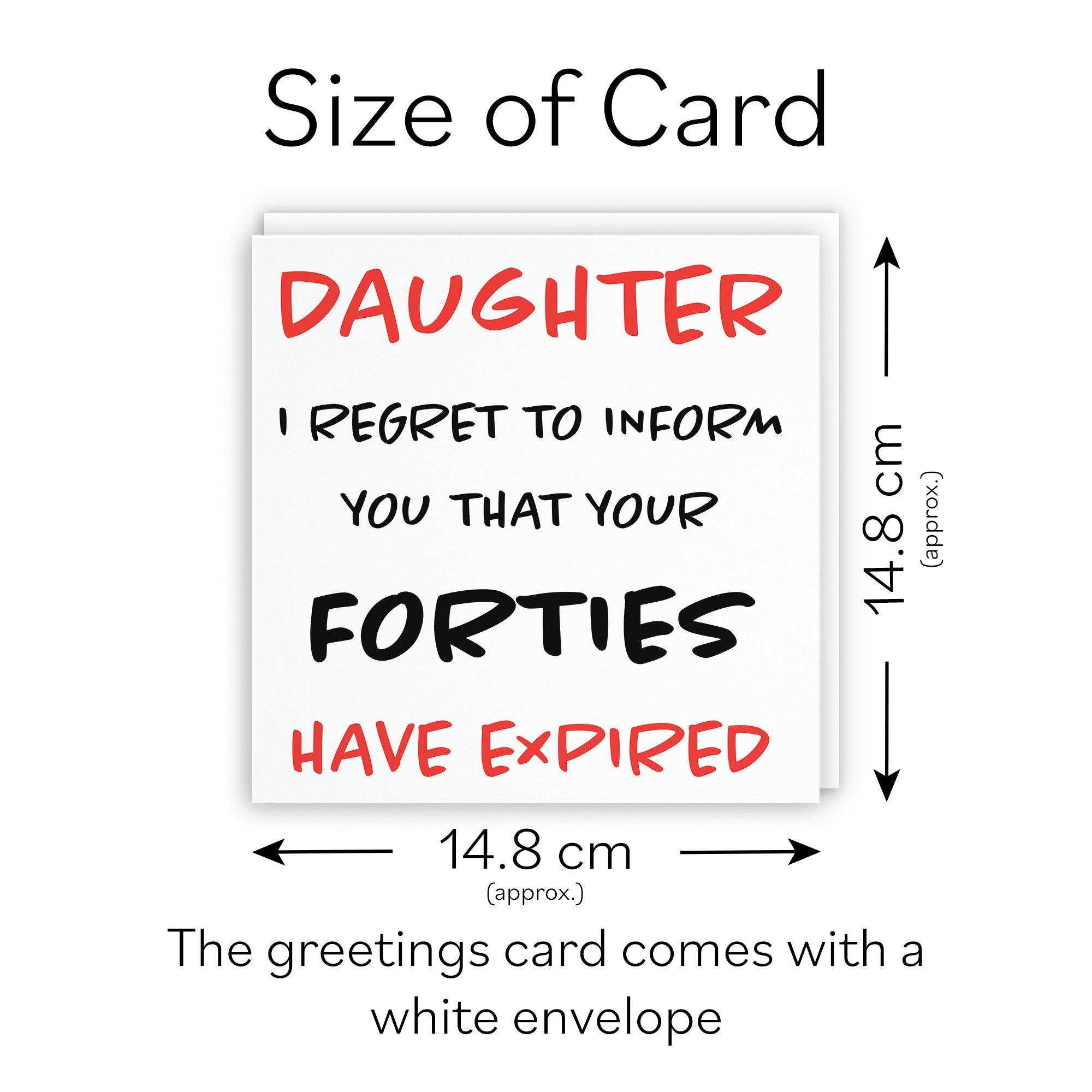 50th Daughter Birthday Card Retro - Default Title (TH02463)