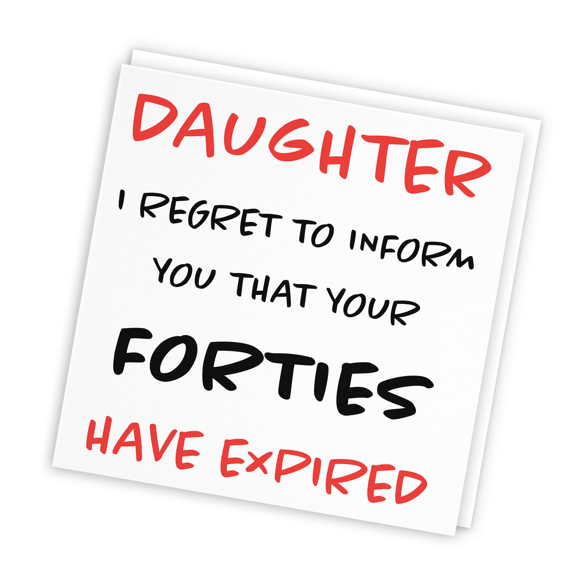 50th Daughter Birthday Card Retro - Default Title (TH02463)