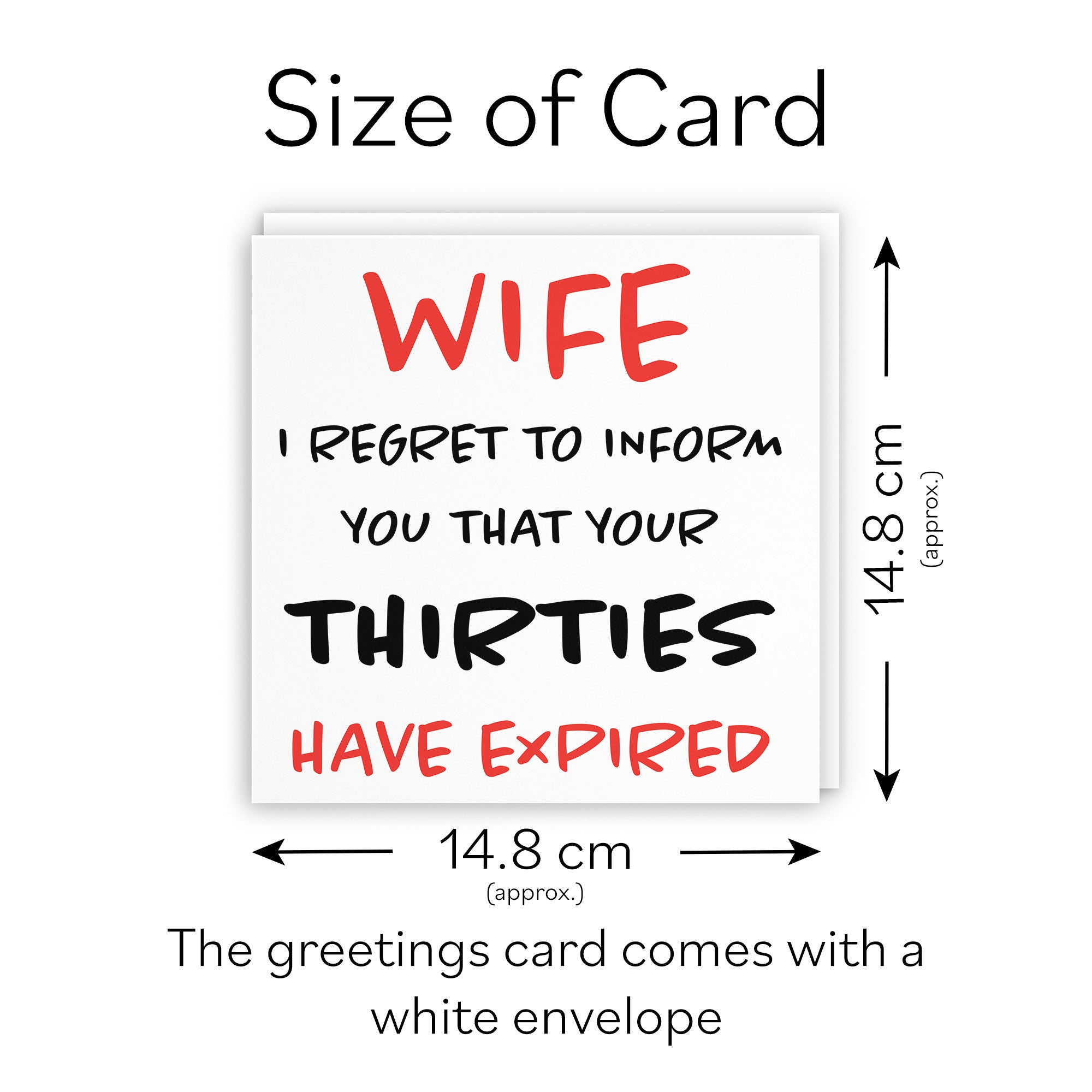 40th Wife Birthday Card Retro - Default Title (TH02478)