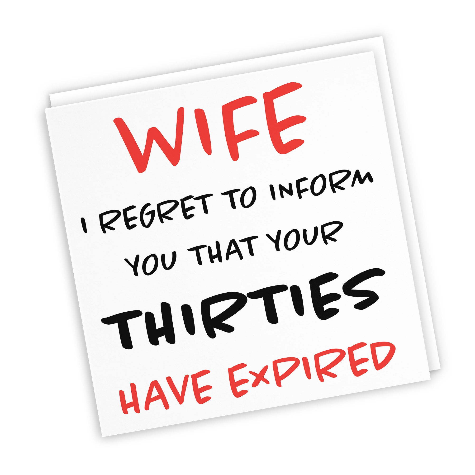 40th Wife Birthday Card Retro - Default Title (TH02478)