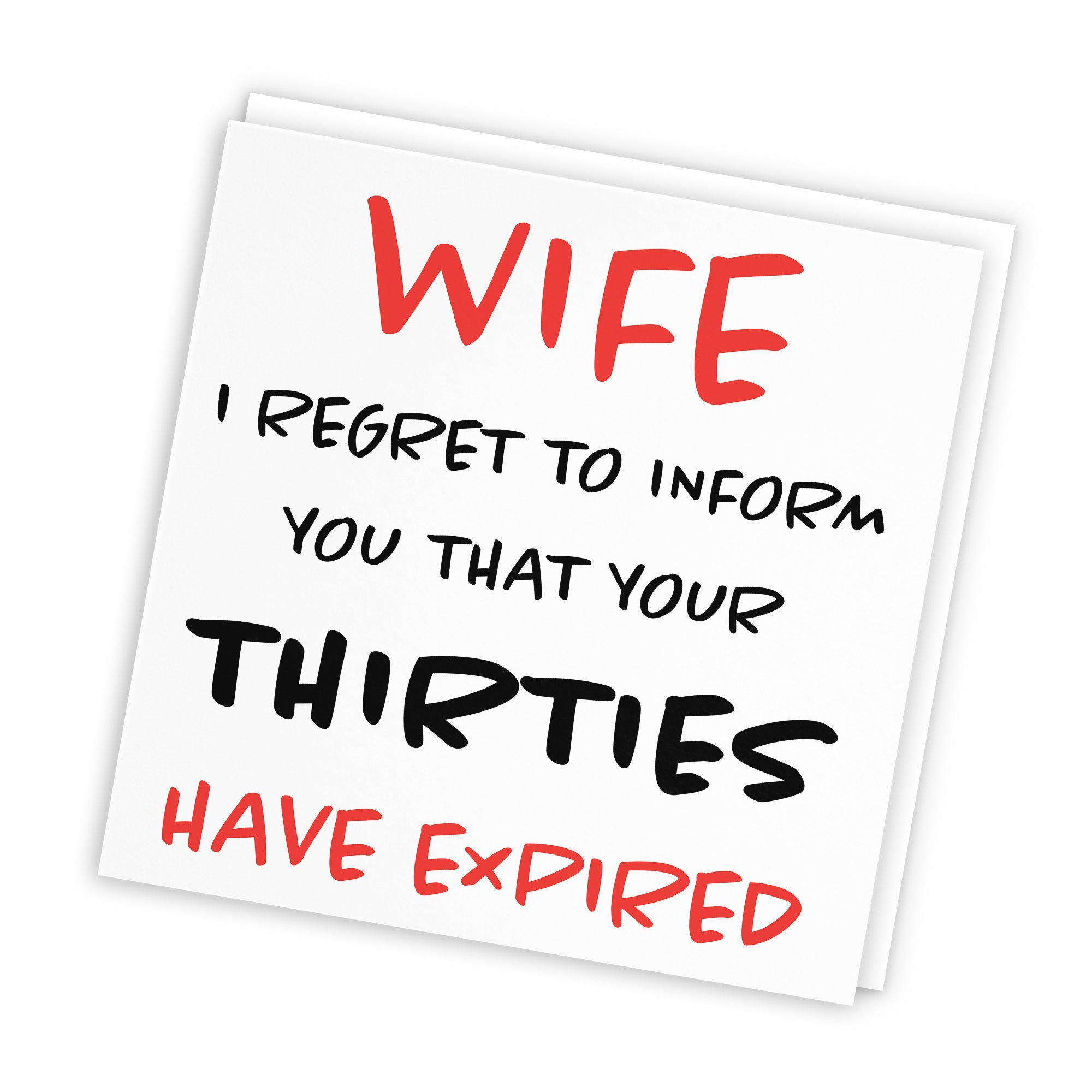 40th Wife Birthday Card Retro - Default Title (TH02478)