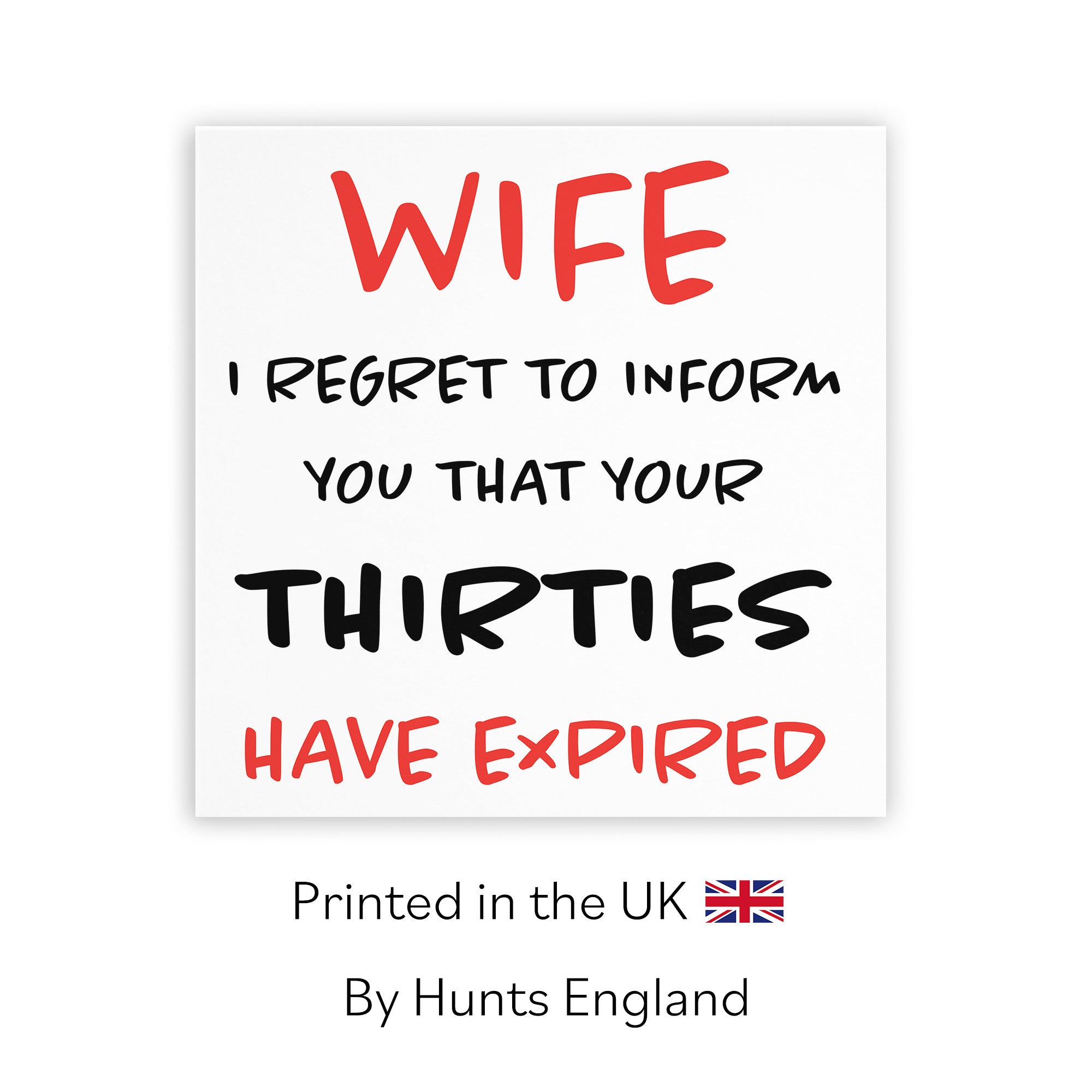 40th Wife Birthday Card Retro - Default Title (TH02478)