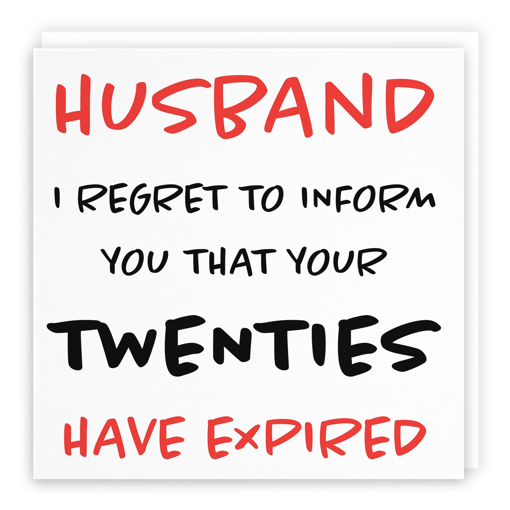 30th Husband Birthday Card Retro - Default Title (TH02482)