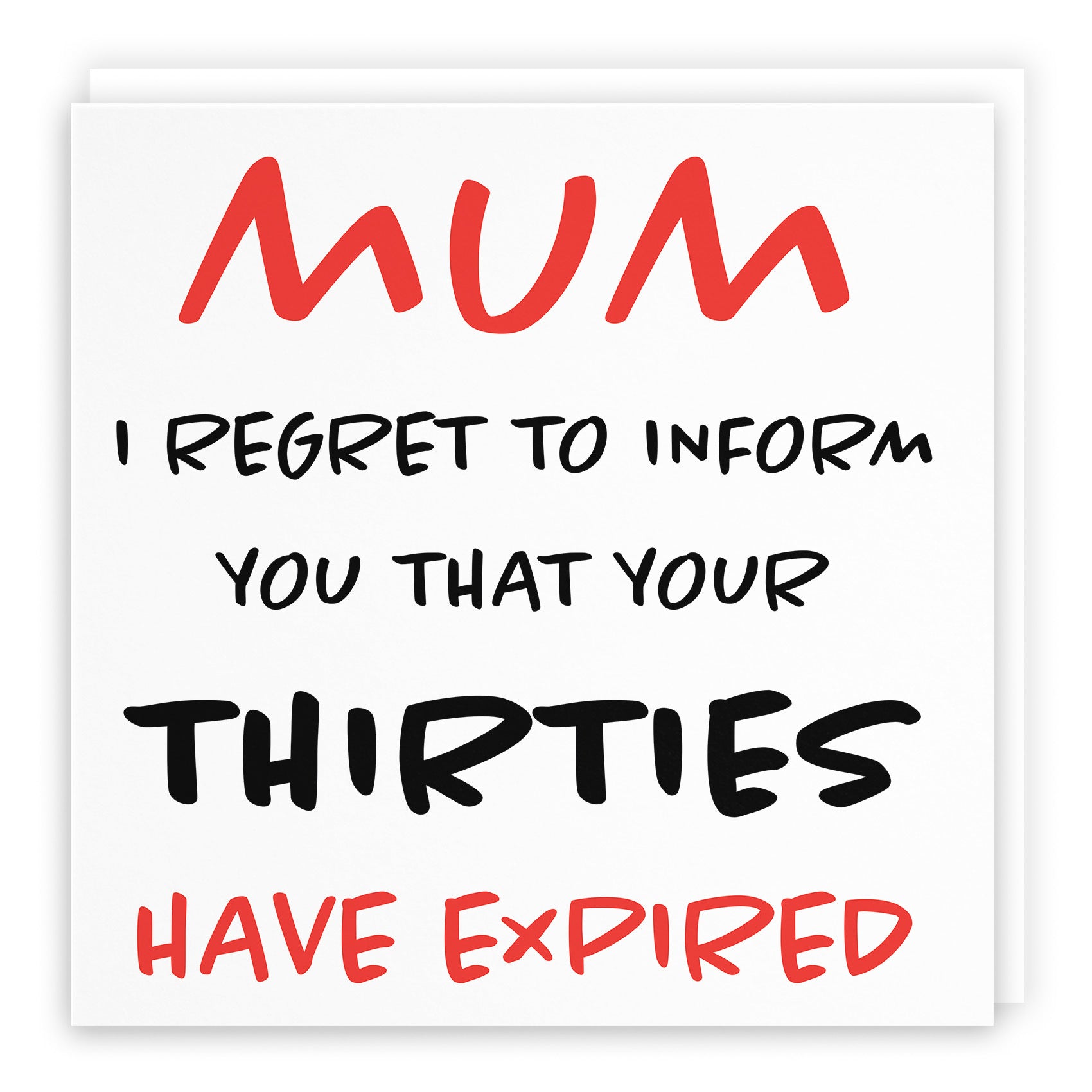 40th Mum Birthday Card Retro - Default Title (TH02484)
