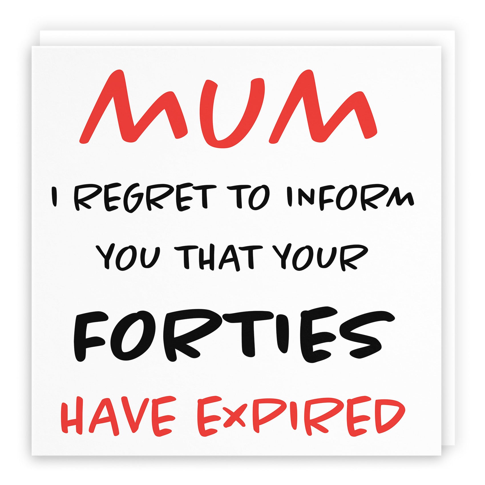 50th Mum Birthday Card Retro - Default Title (TH02485)