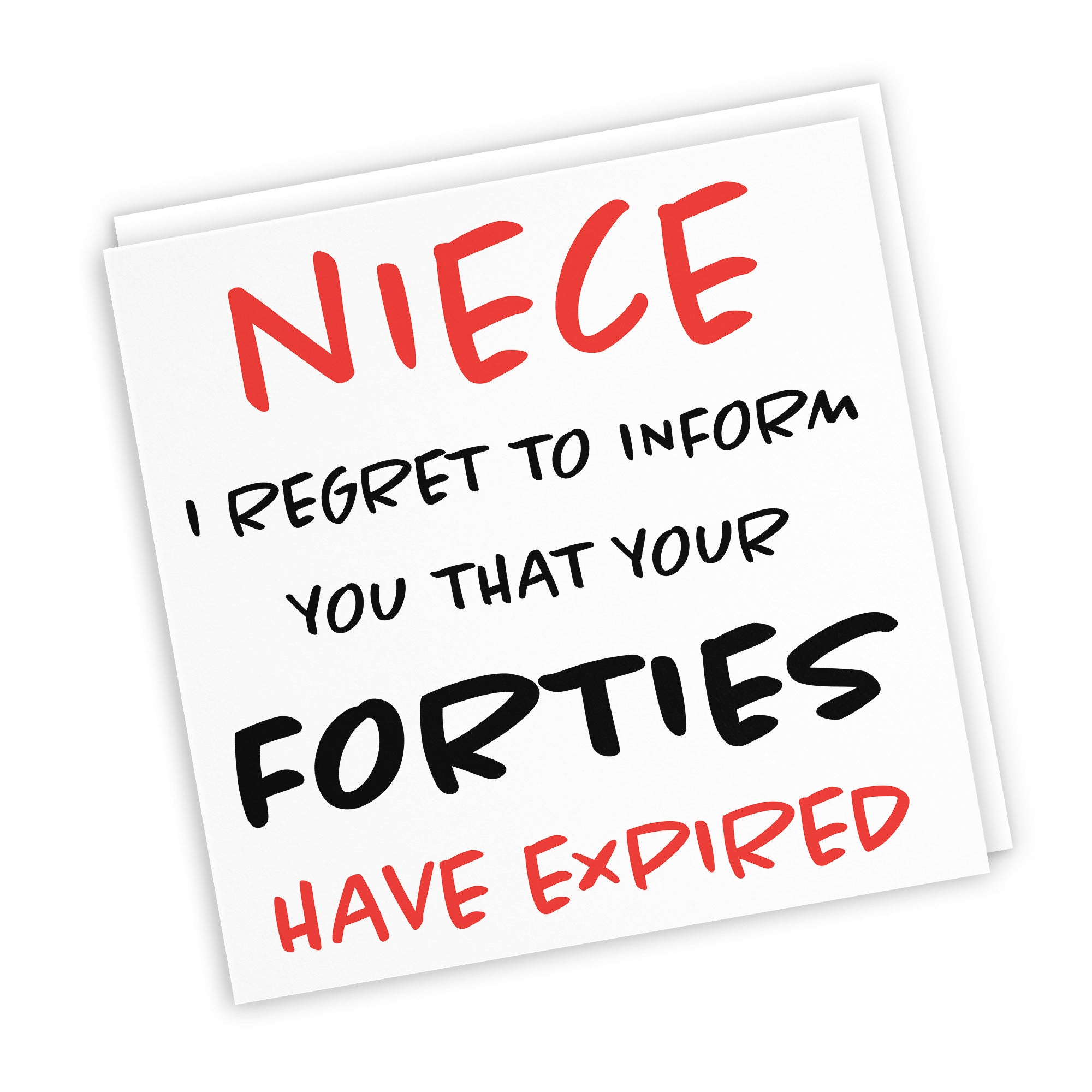 50th Niece Birthday Card Retro - Default Title (TH02488)