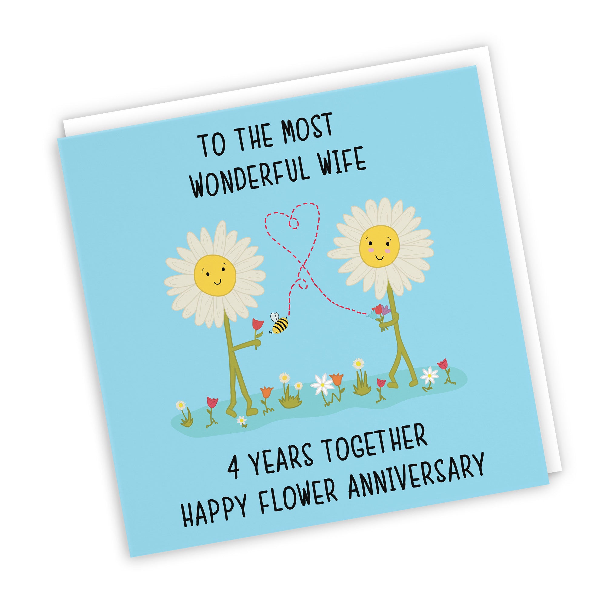 4th Wife Anniversary Card Iconic - Default Title (TH02496)
