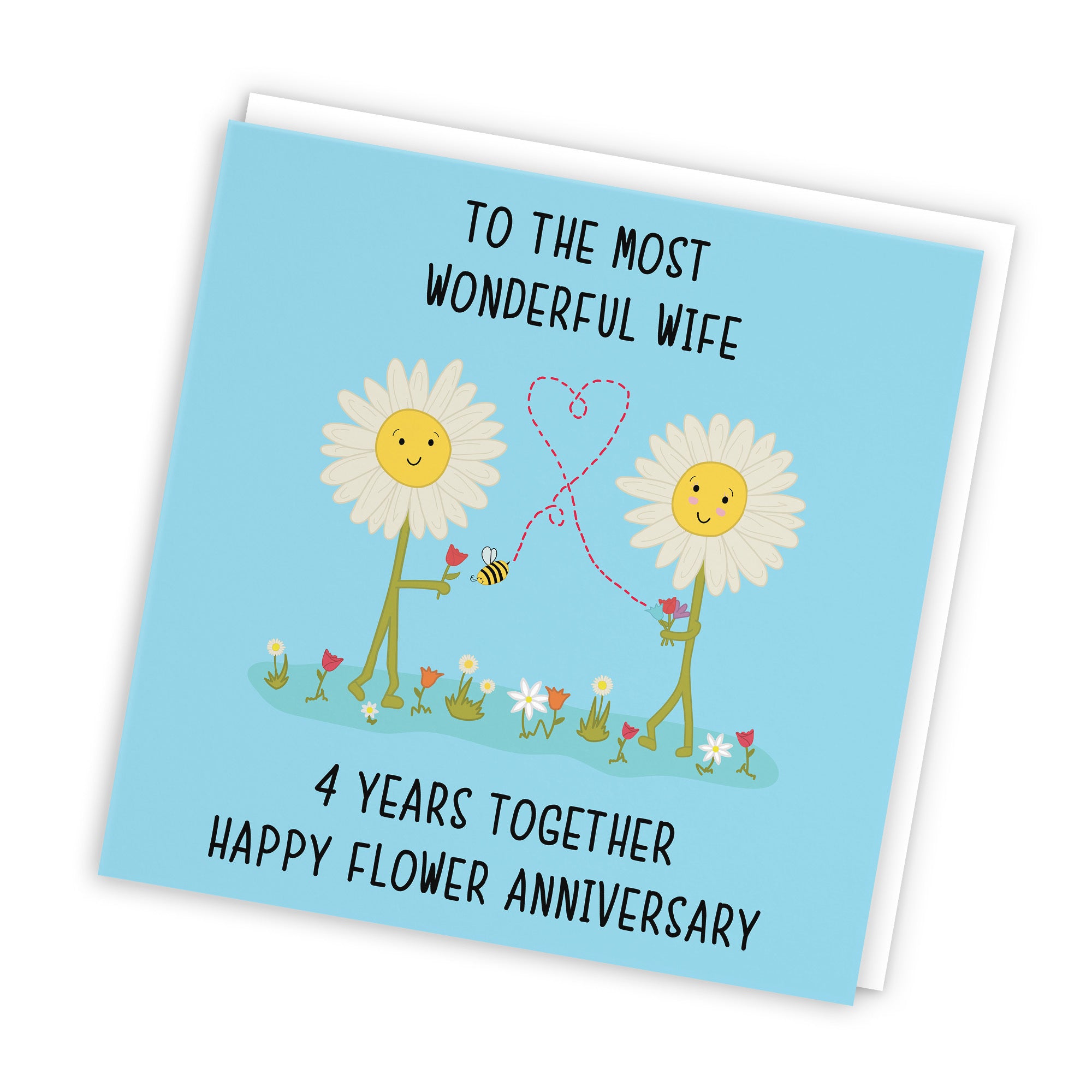 4th Wife Anniversary Card Iconic - Default Title (TH02496)