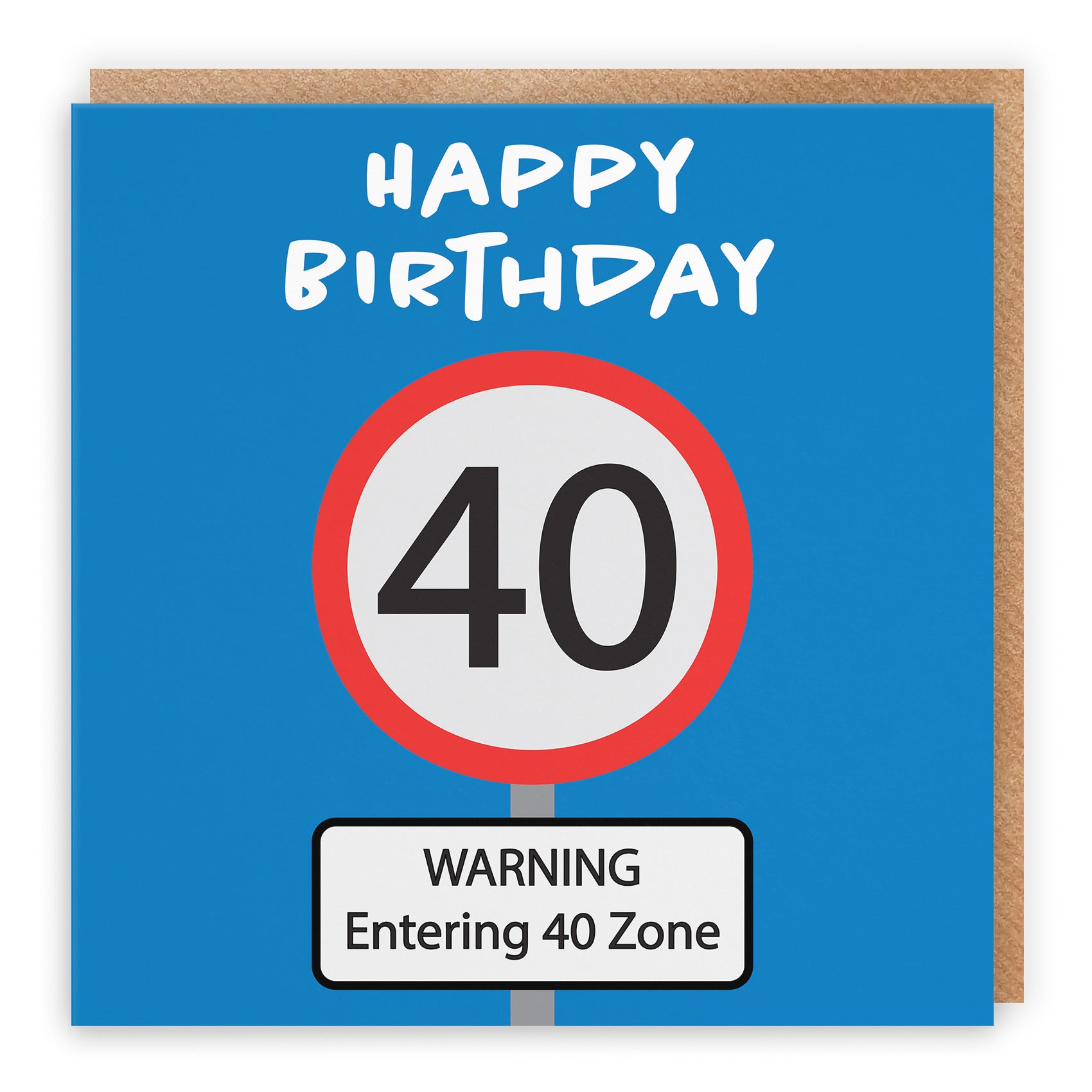 40th Birthday Card Road Sign - Default Title (TH02613)