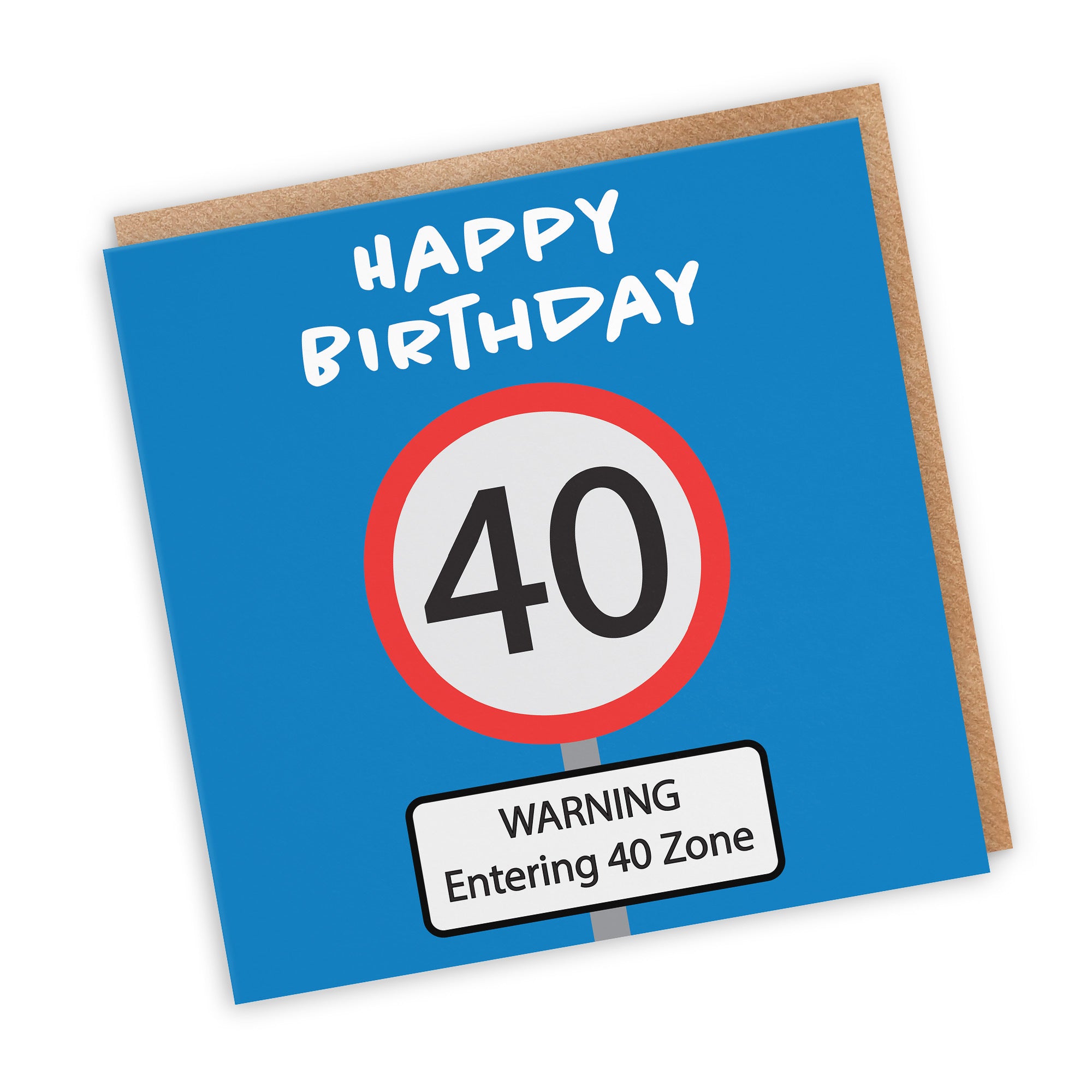 40th Birthday Card Road Sign - Default Title (TH02613)