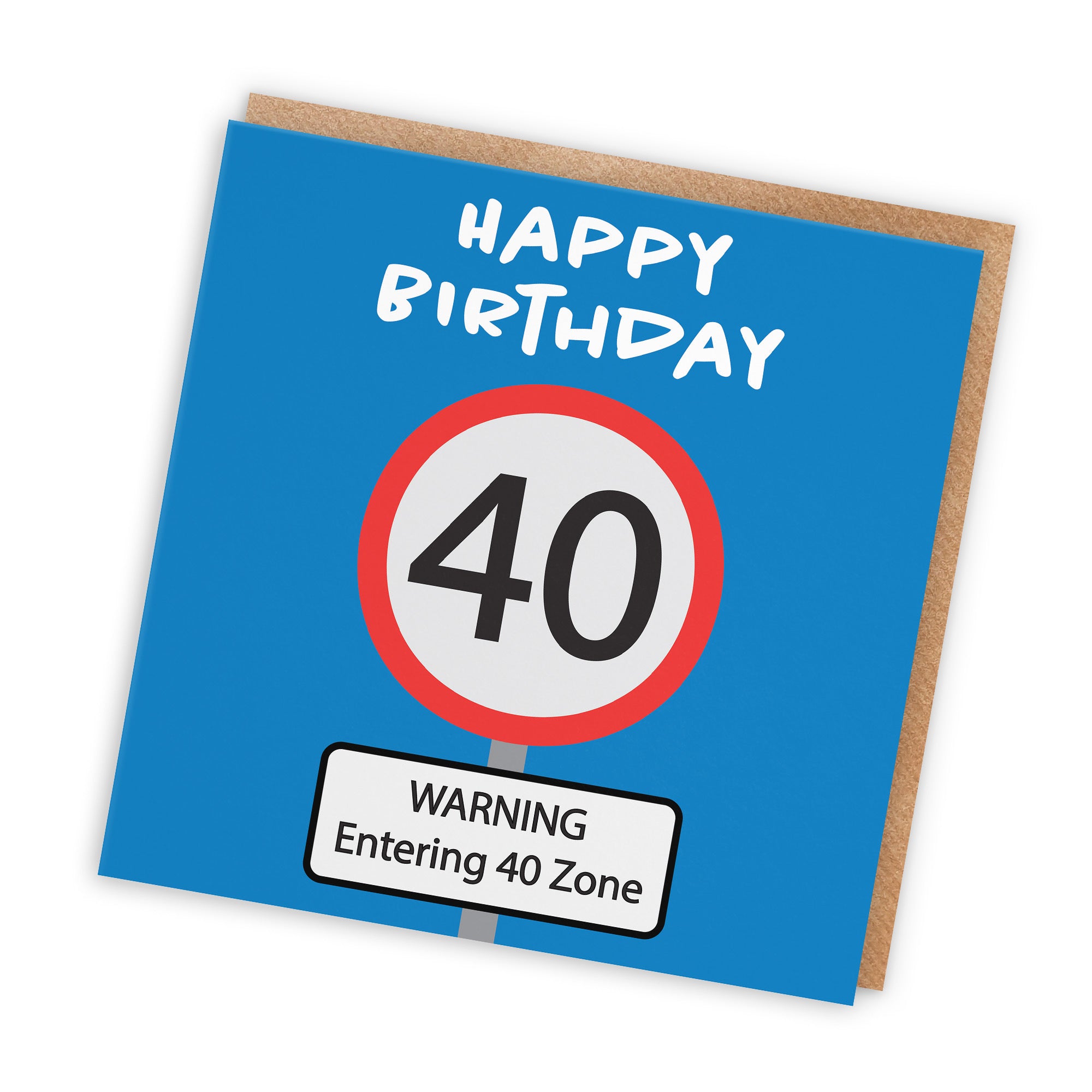 40th Birthday Card Road Sign - Default Title (TH02613)