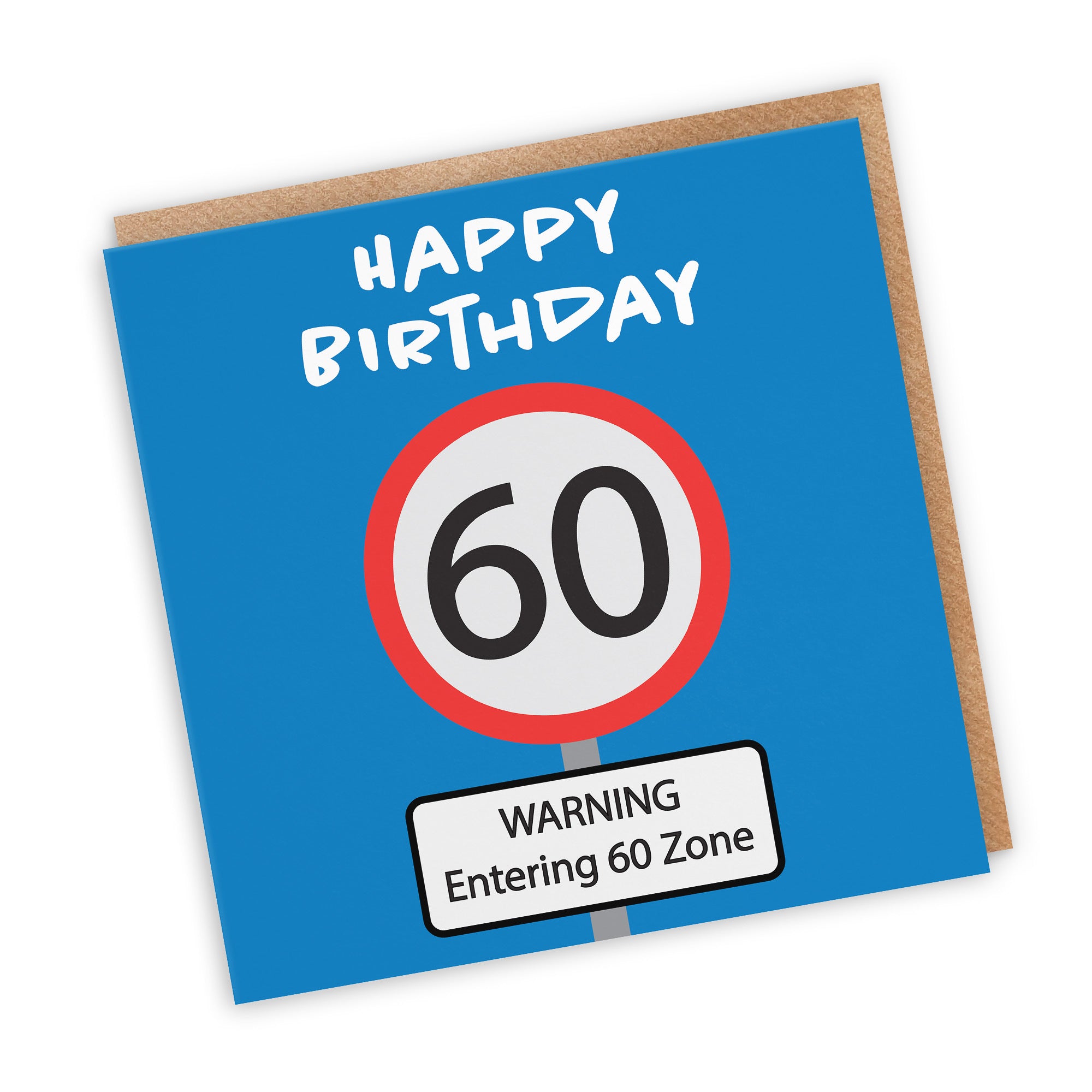 60th Birthday Card Road Sign - Default Title (TH02615)