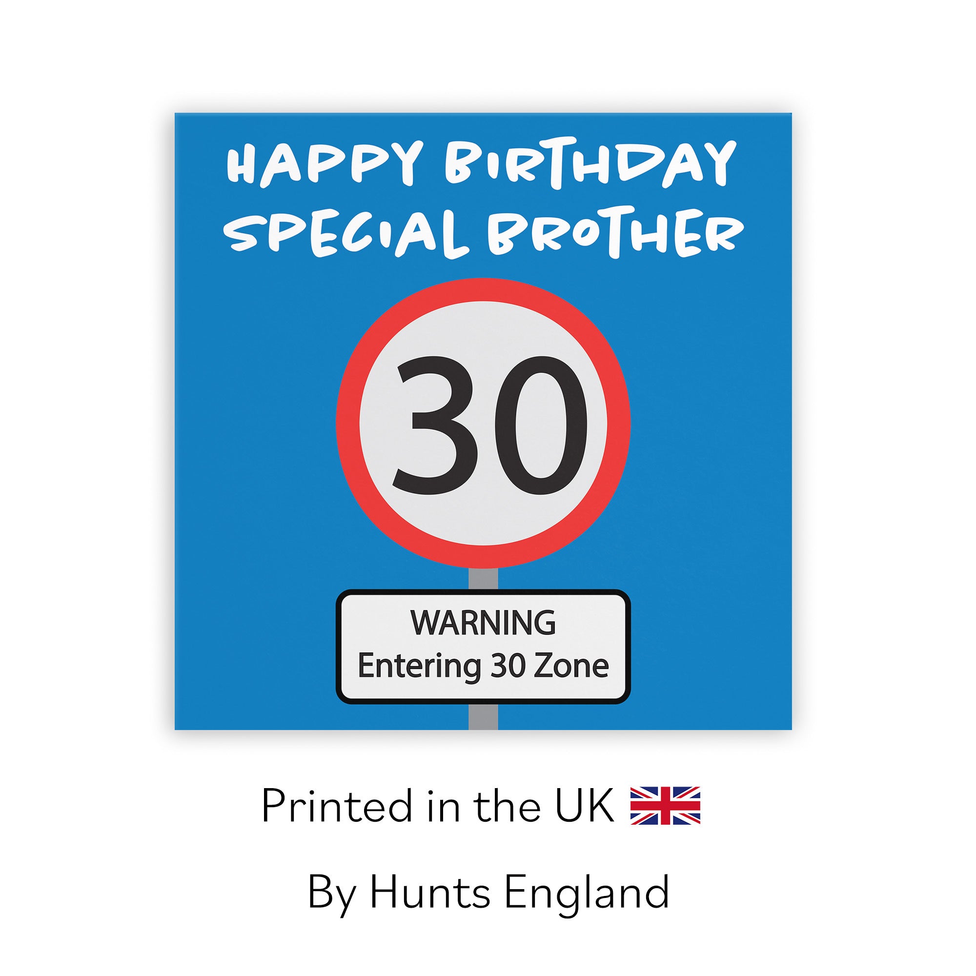 30th Brother Birthday Card Road Sign - Default Title (TH02625)