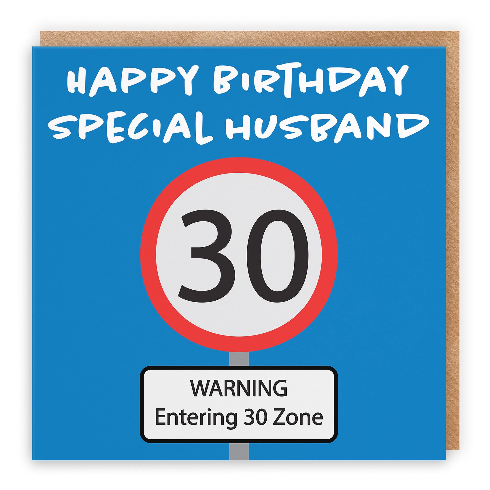 30th Husband Birthday Card Road Sign - Default Title (TH02629)