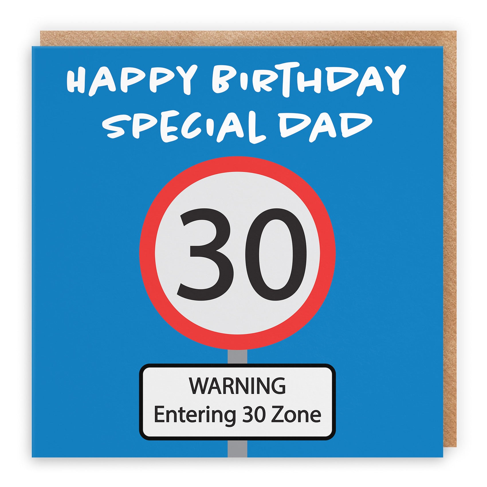 30th Dad Birthday Card Road Sign - Default Title (TH02630)