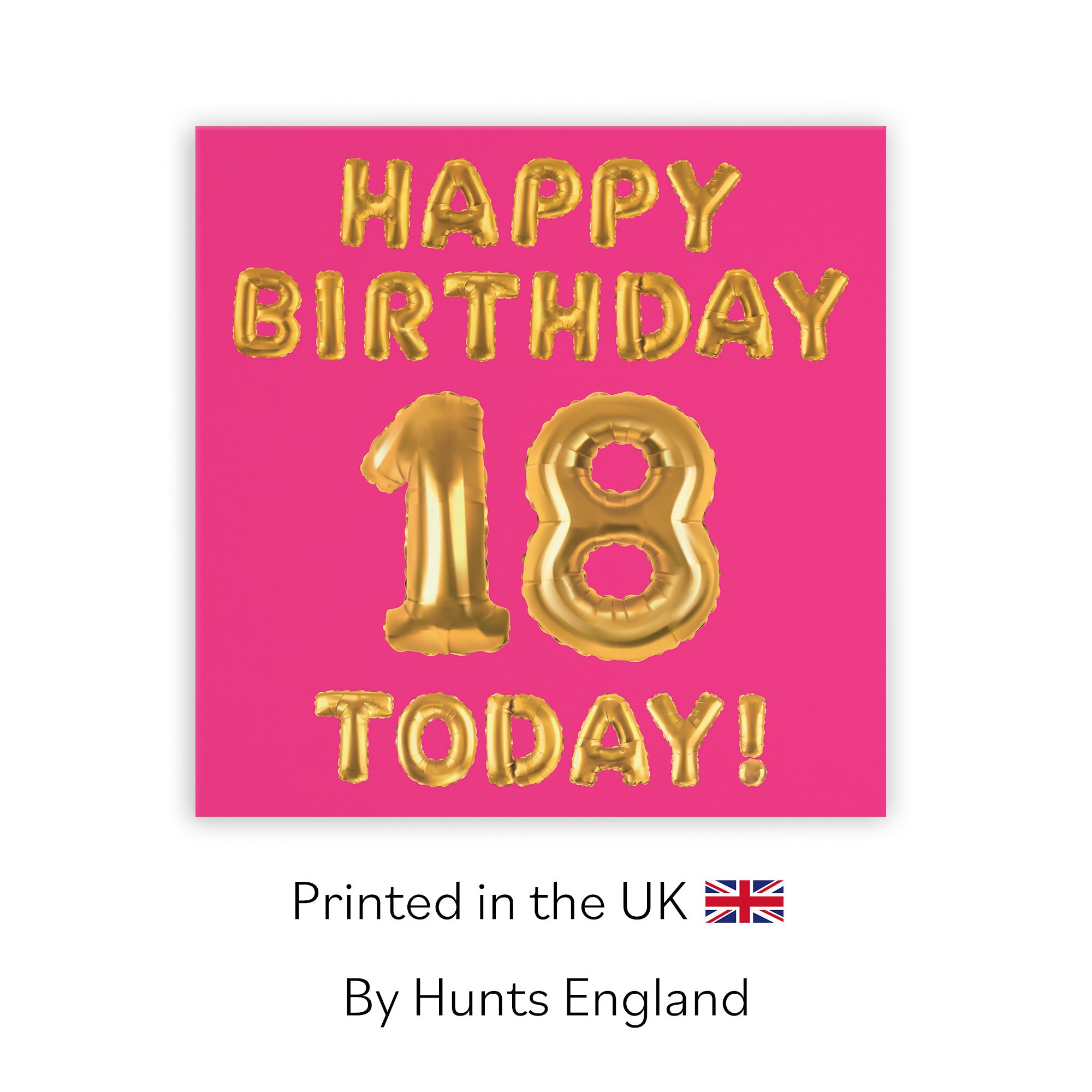 18th Birthday Card Pink Balloon - Default Title (TH02649)