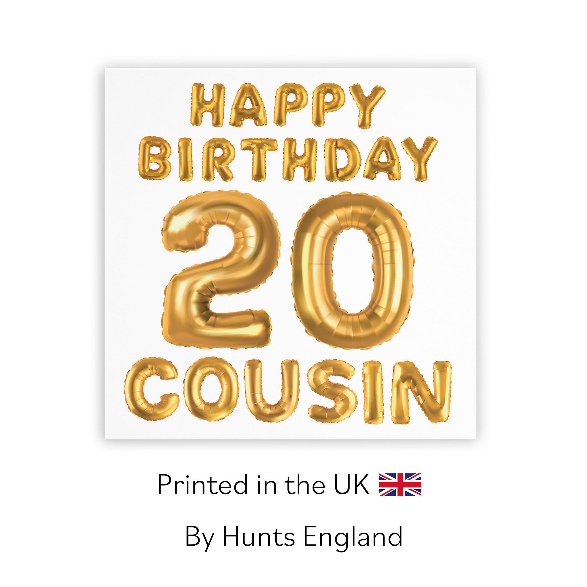 20th Cousin Birthday Card Balloon - Default Title (TH02677)