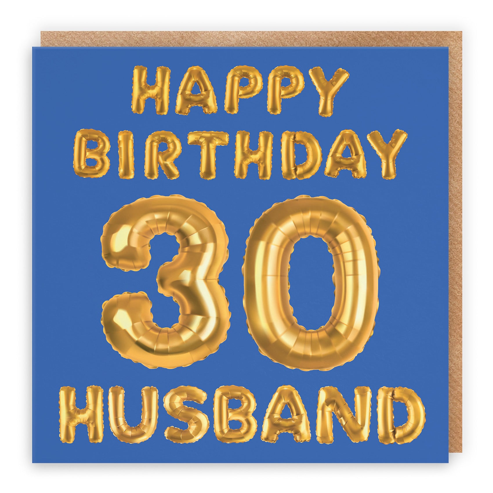 30th Husband Birthday Card Balloon - Default Title (TH02686)