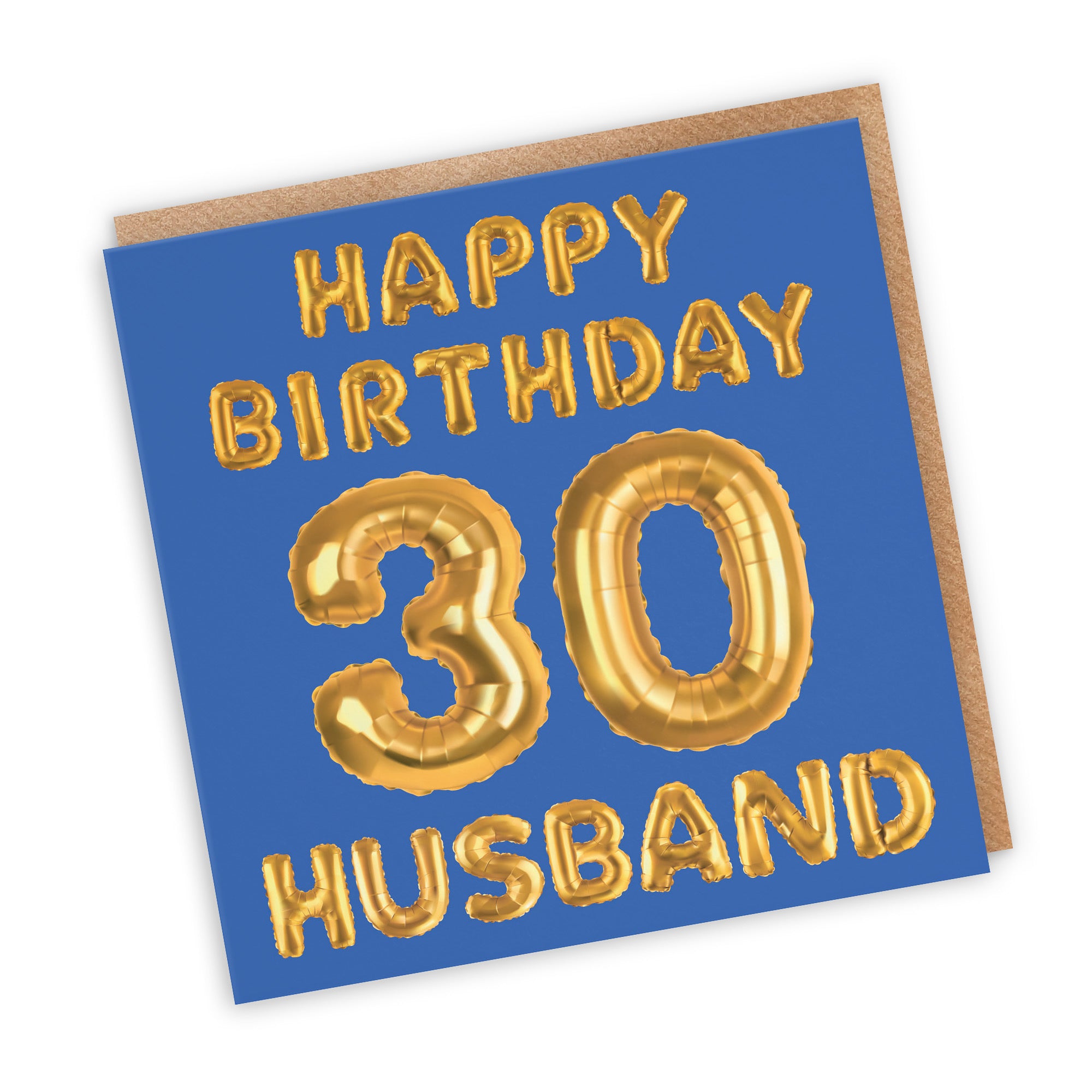 30th Husband Birthday Card Balloon - Default Title (TH02686)