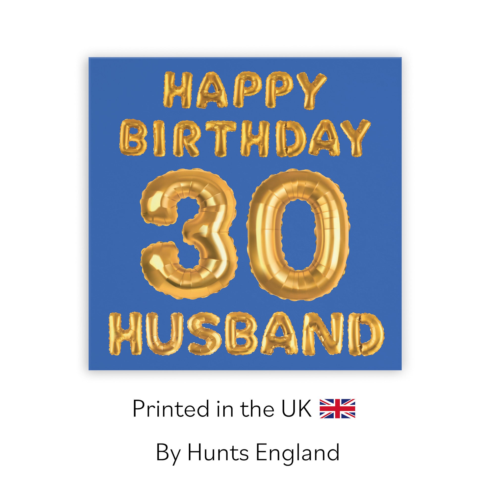 30th Husband Birthday Card Balloon - Default Title (TH02686)