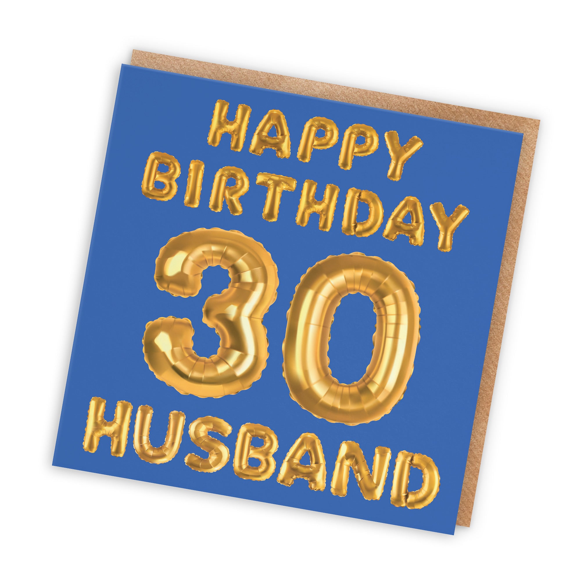 30th Husband Birthday Card Balloon - Default Title (TH02686)