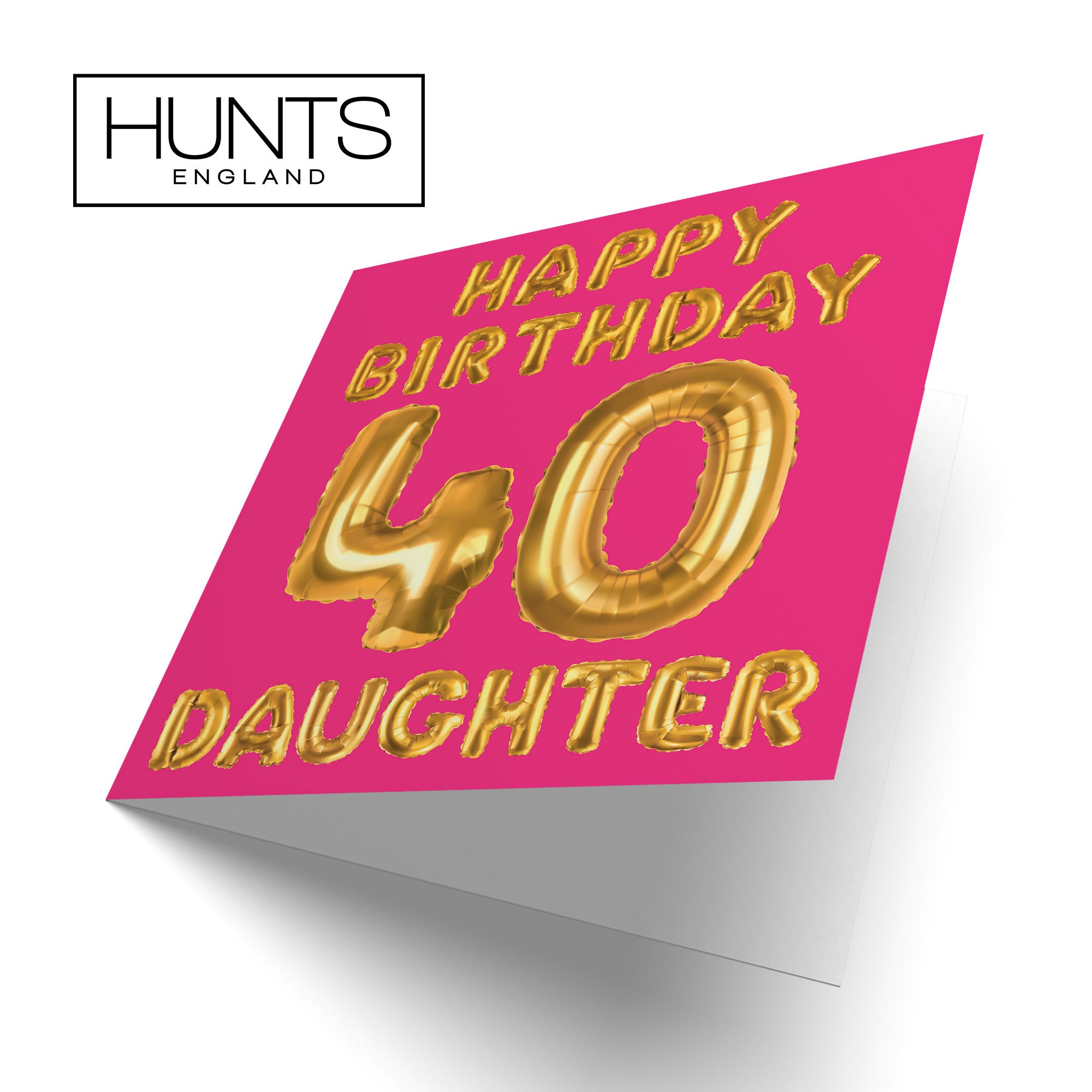 40th Daughter Birthday Card Balloon - Default Title (TH02697)