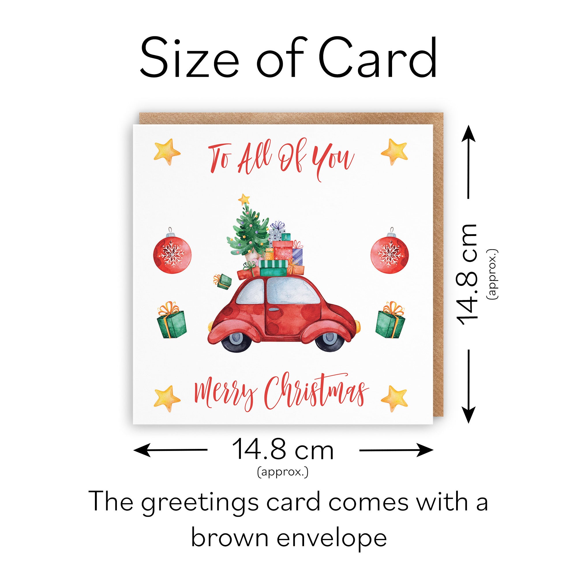 All Of You Card Christmas Holiday - Default Title (TH02891)