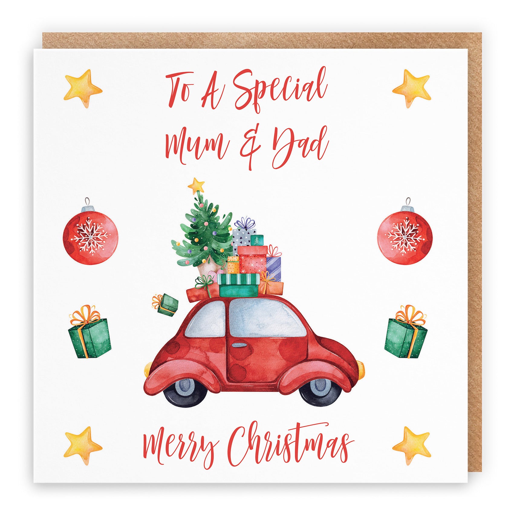 Mum And Dad Card Christmas Holiday - Default Title (TH02895)