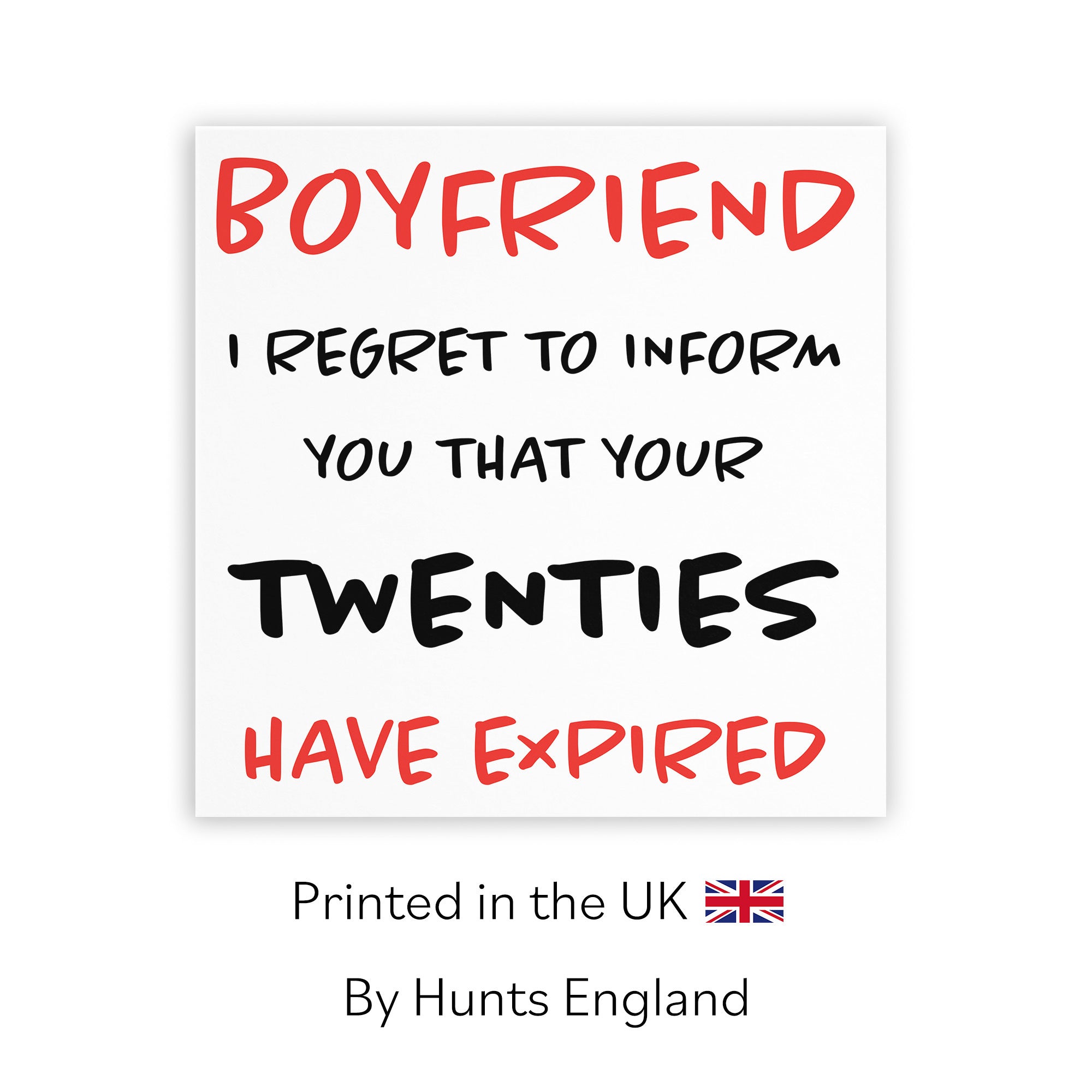 30th Boyfriend Birthday Card Funny Retro - Default Title (TH03204)