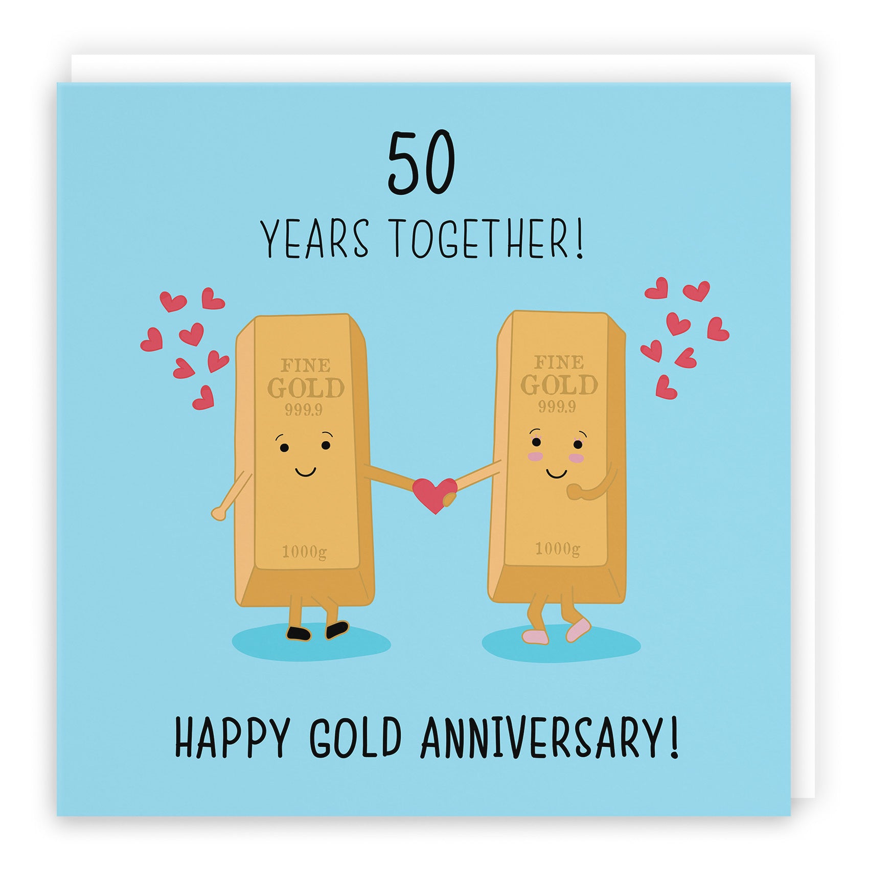 50th Anniversary Card Gold Iconic - Default Title (TH03793)