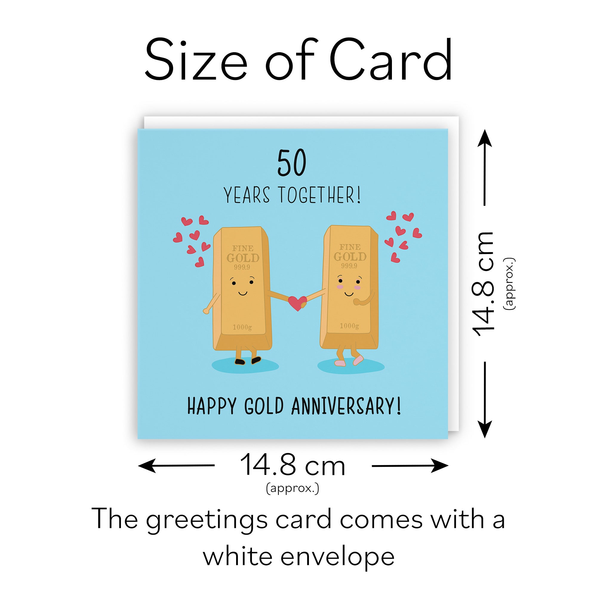 50th Anniversary Card Gold Iconic - Default Title (TH03793)