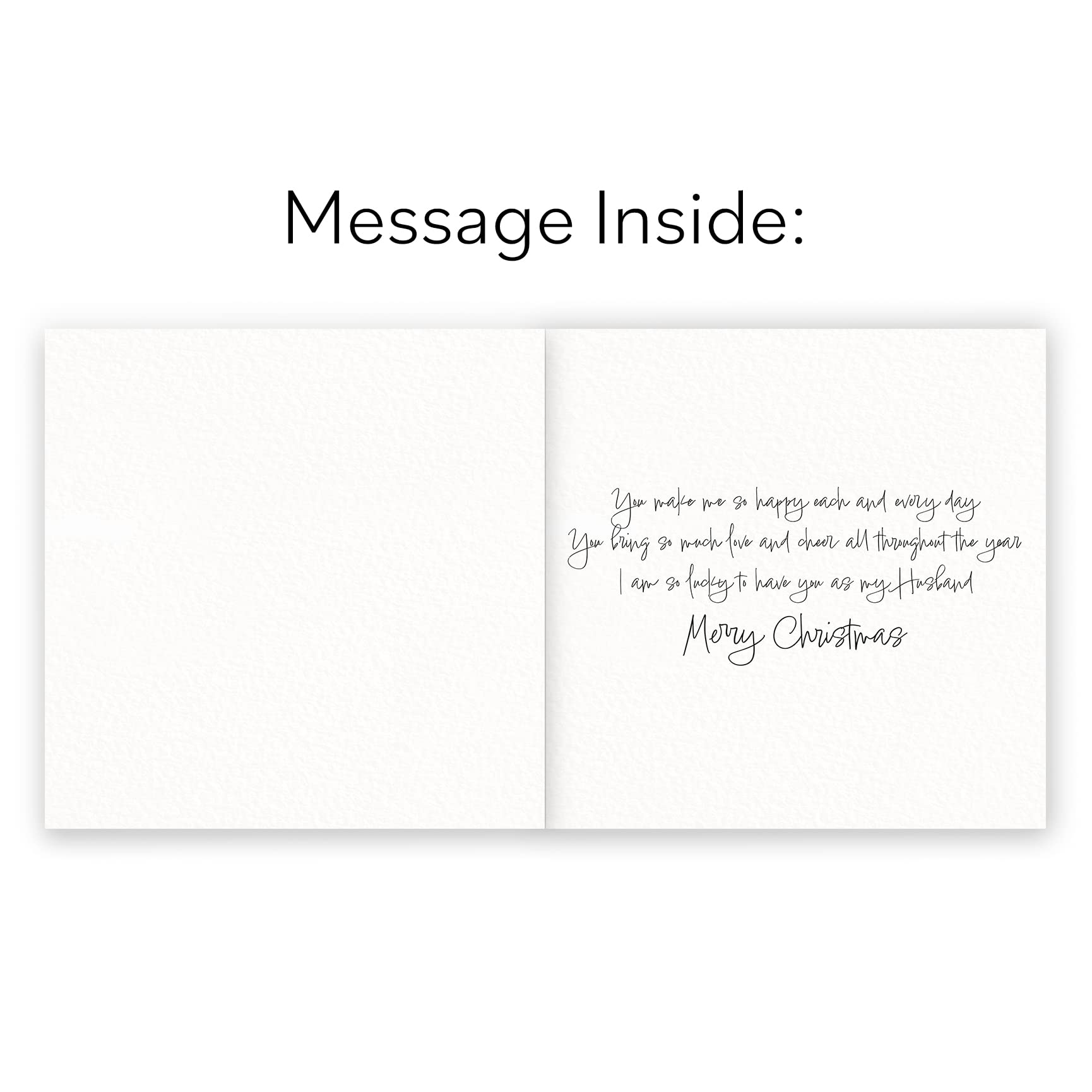 Husband Festive Geese Christmas Card Milo's Gallery